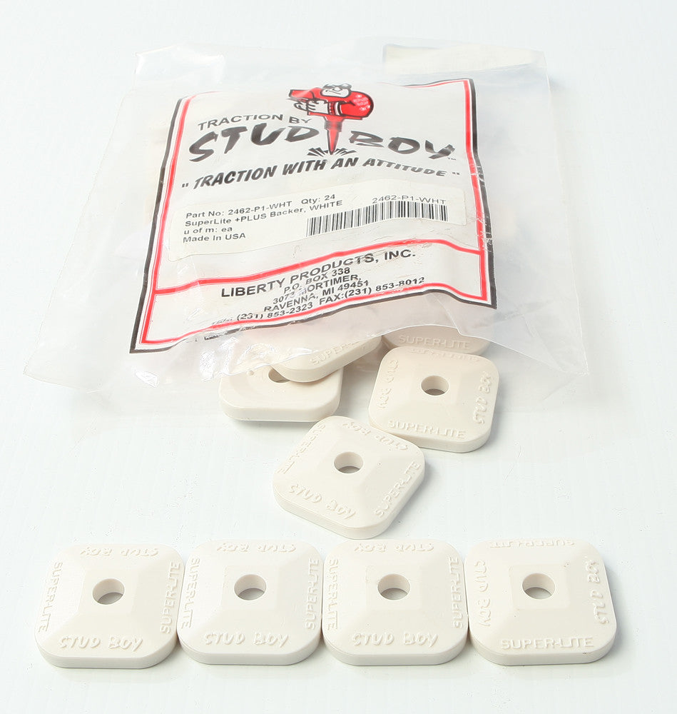 SUPER-LITE PLUS BACKERS WHITE 24/PK
