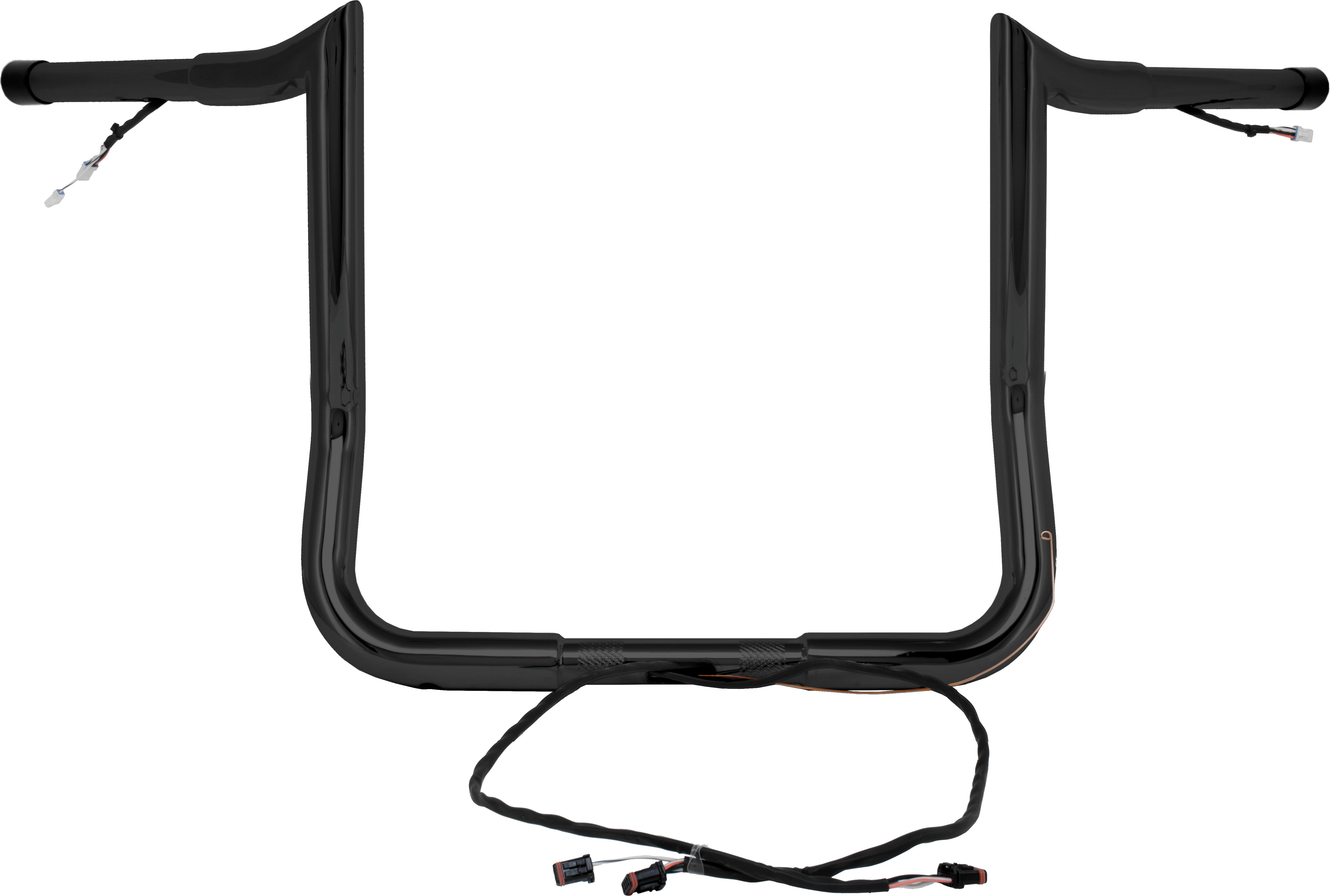 14" MONKEY BAGGER BAR PREWIRED SATIN BLACK `14-23 FLH/FLT