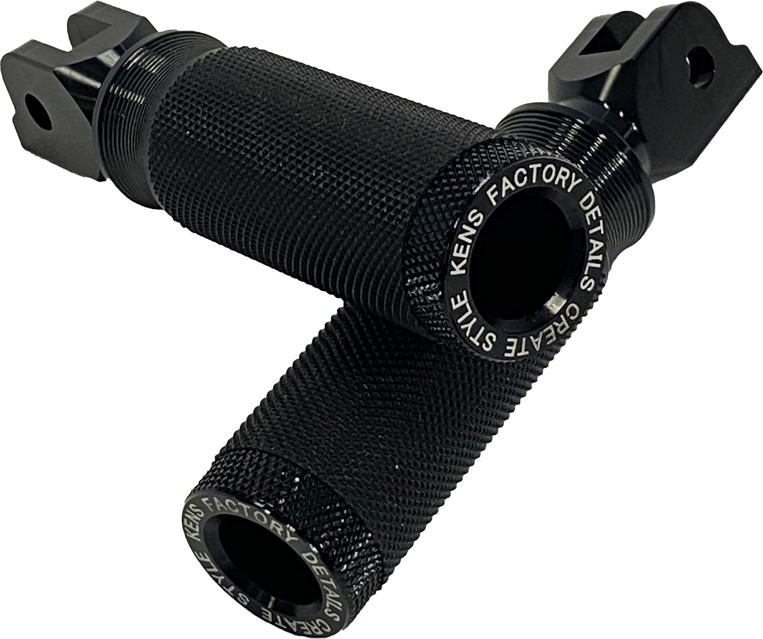 NL RIDER FOOT PEGS BLACK M8 SOFTAIL