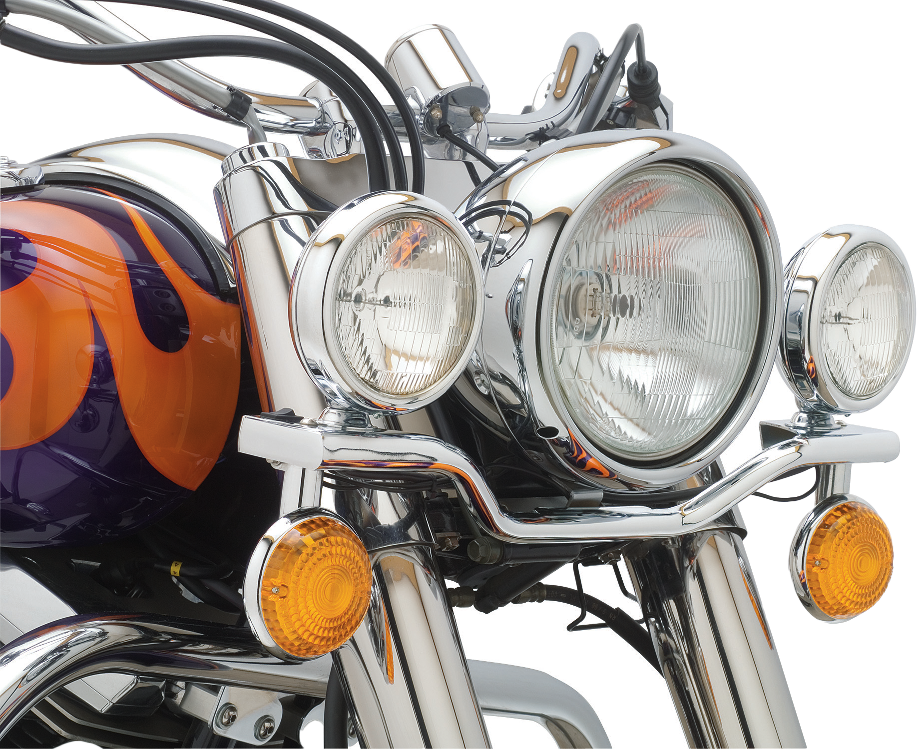 LIGHT BAR CHROME YAM ROADSTAR 1600/1700 99-14