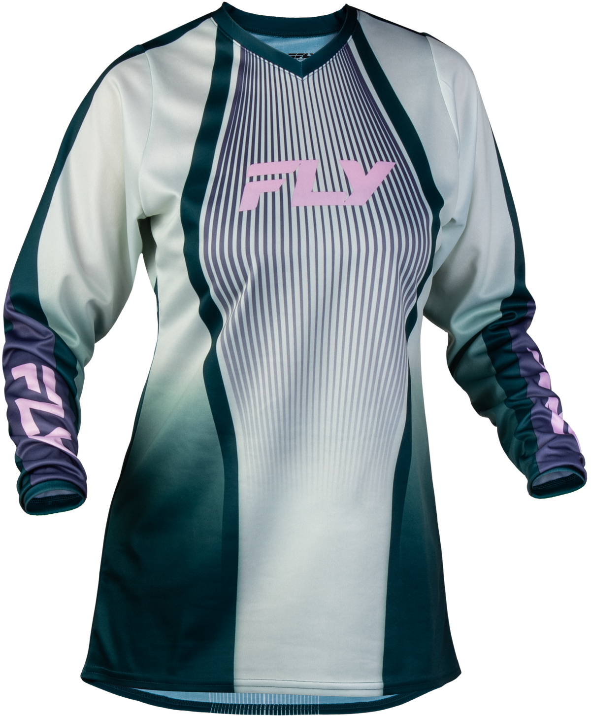 WOMEN'S F-16 LIFT JERSEY GREEN/PURPLE/PINK XL