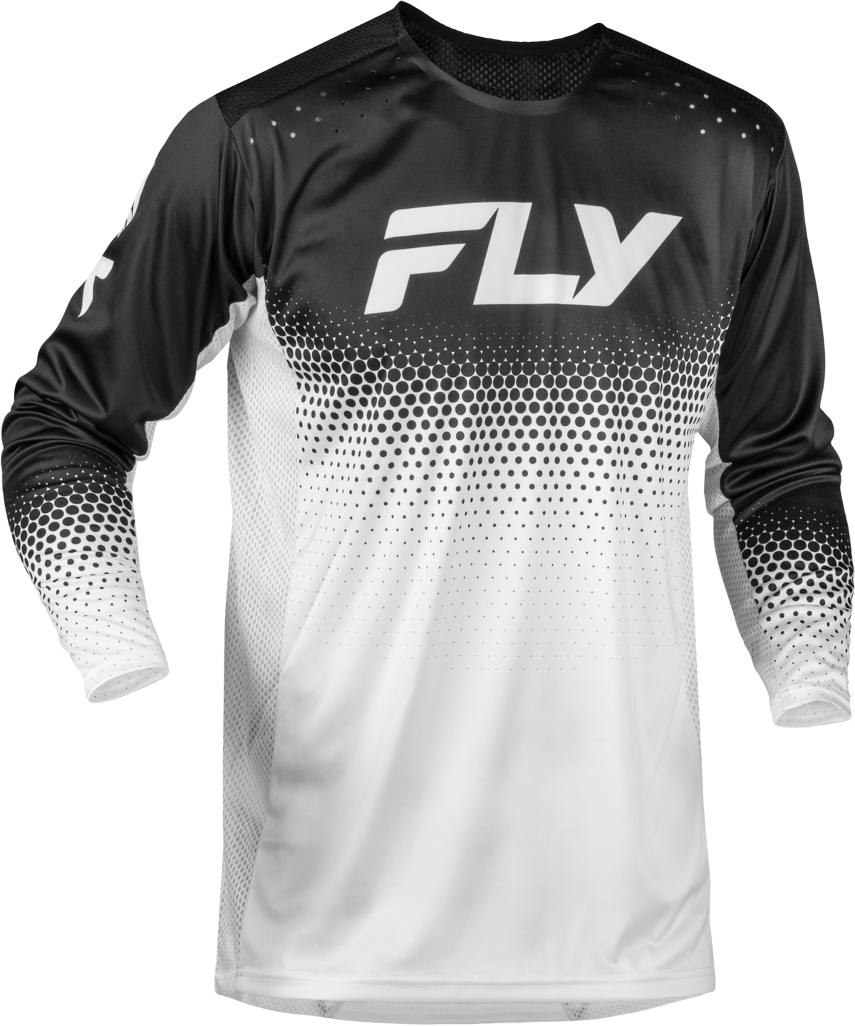 YTH RAYCE SONAR BICYCLE JERSEY WHITE/BLACK YS