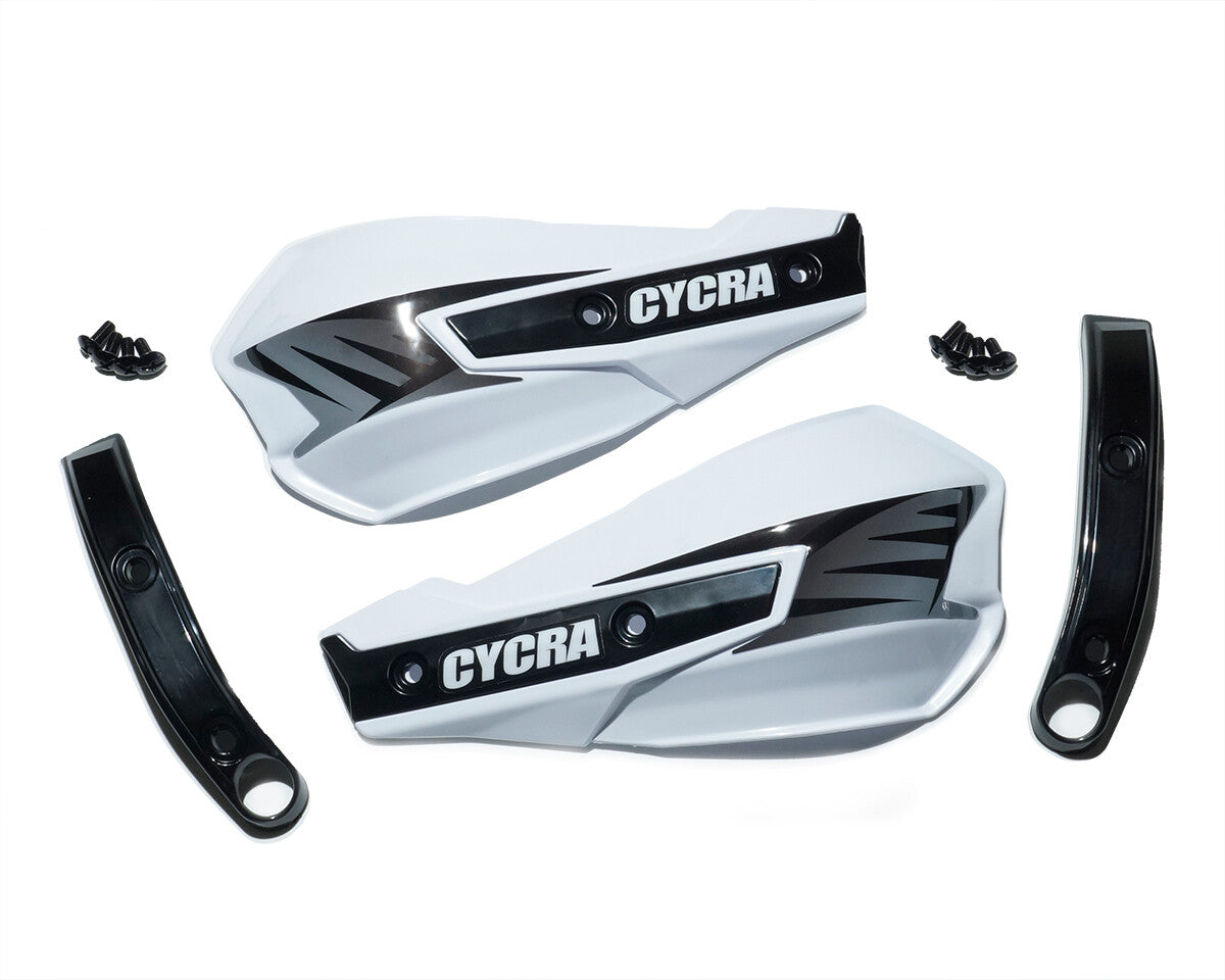 VORTEX HANDSHIELDS W/ABRASION GUARDS - WHITE