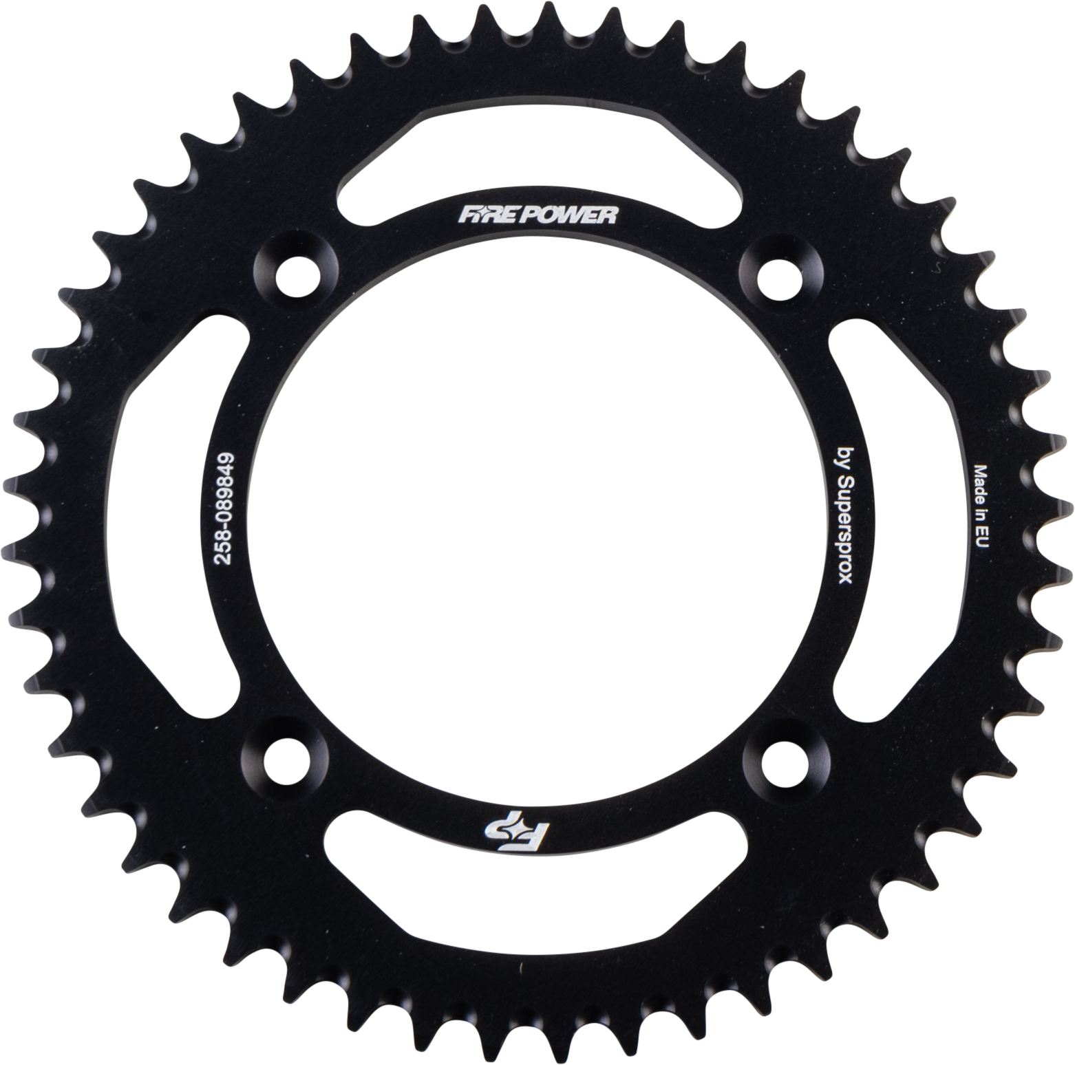 REAR SPROCKET ALUMINUM 49T BLK