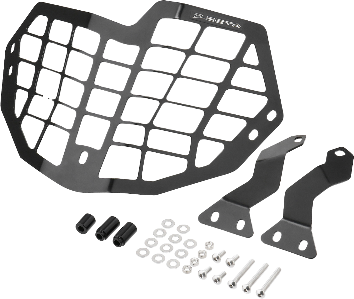 HEADLIGHT GUARD BLACK HON