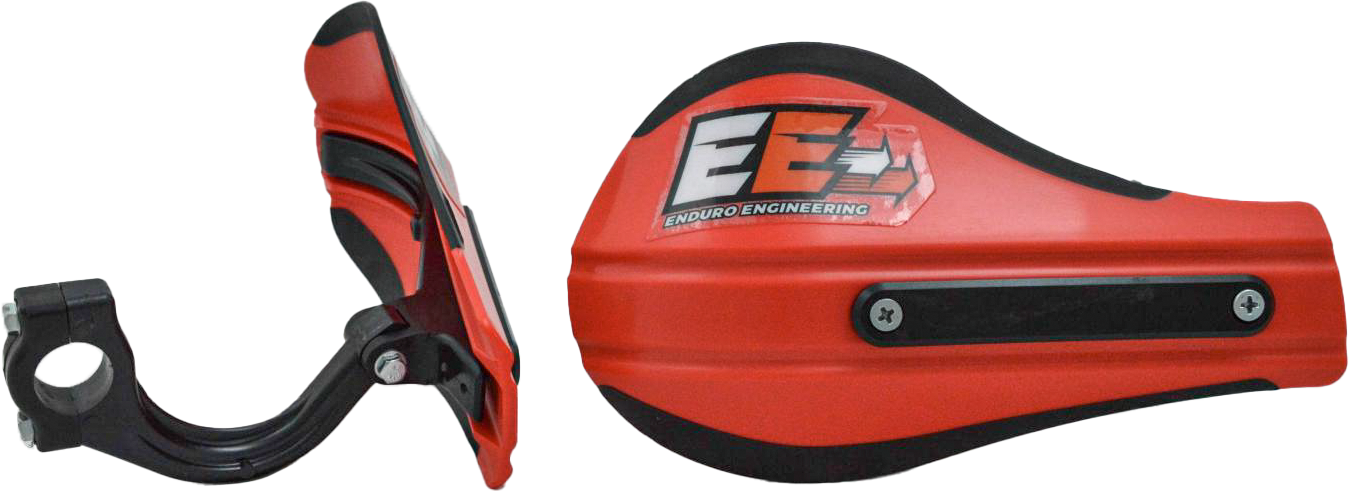 COMPOSITE MNT ROOST DEFLECTORS RED W/MOUNTING HARDWARE