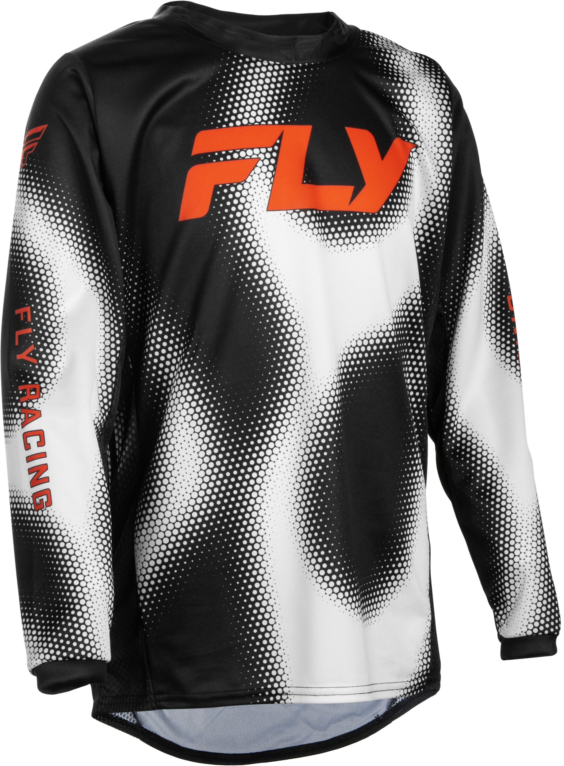 YOUTH KINETIC TORCH JERSEY BLACK/WHITE/ORANGE YXL
