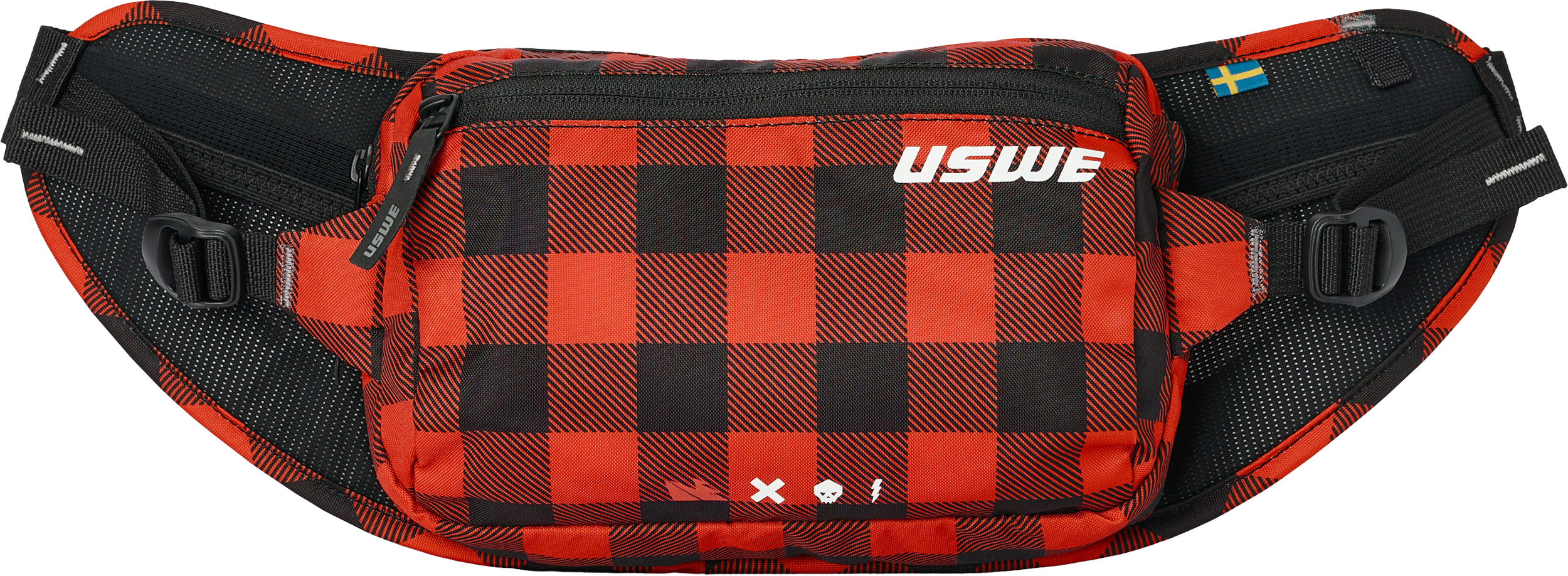 WAIST 2L HIP PACK FLANNEL RED (PACK ONLY)