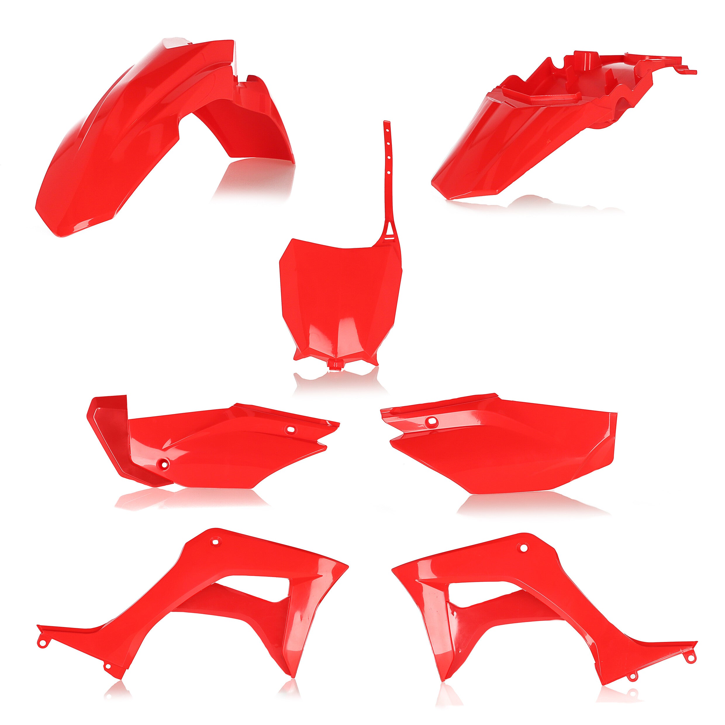 FULL PLASTIC KIT HON RED
