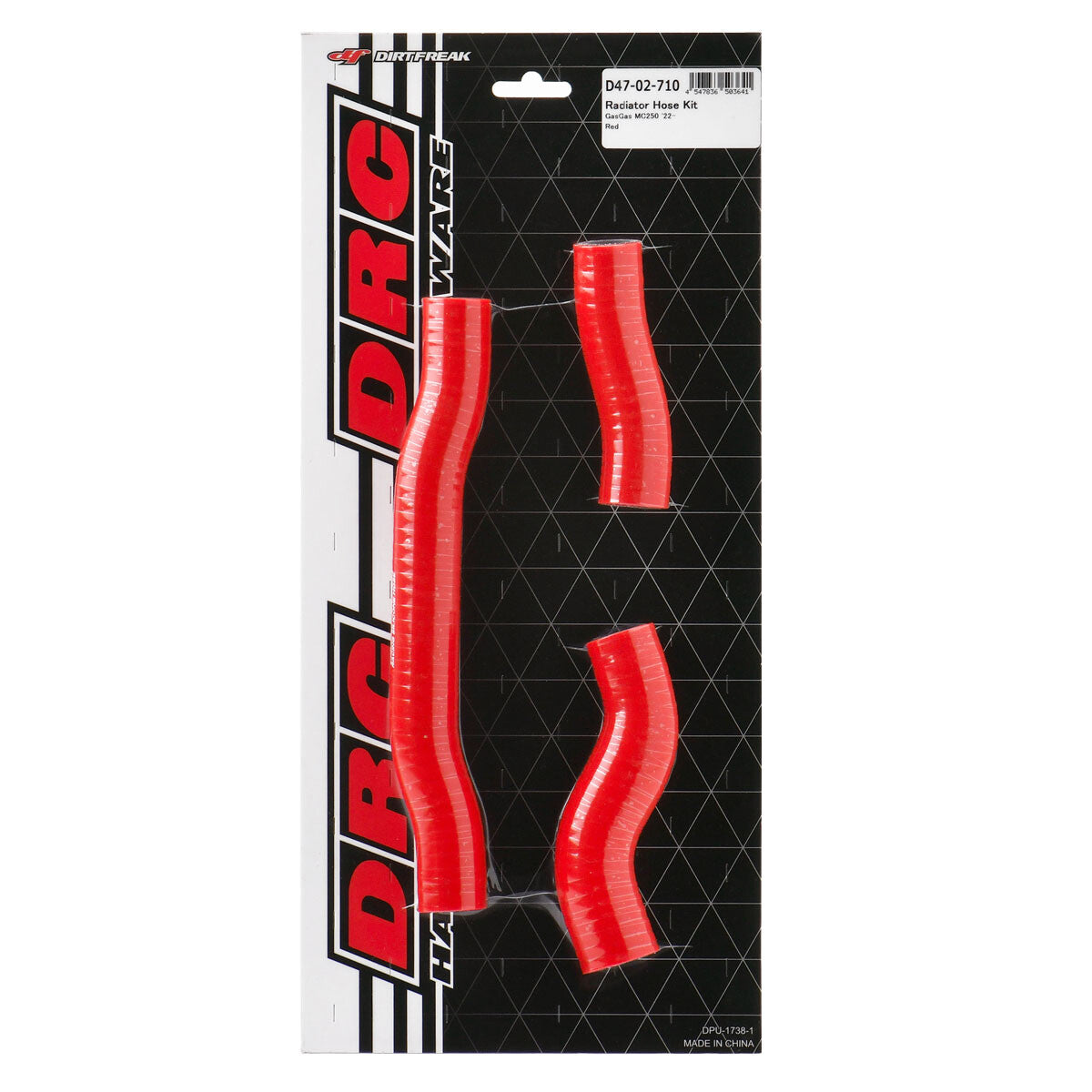 RADIATOR HOSE KIT GASGAS RED