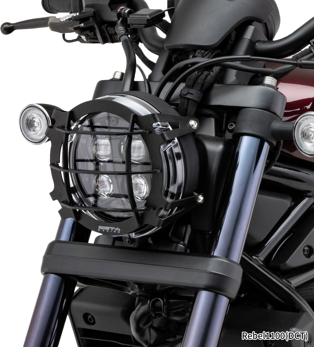 HEADLIGHT GUARD BLACK HON