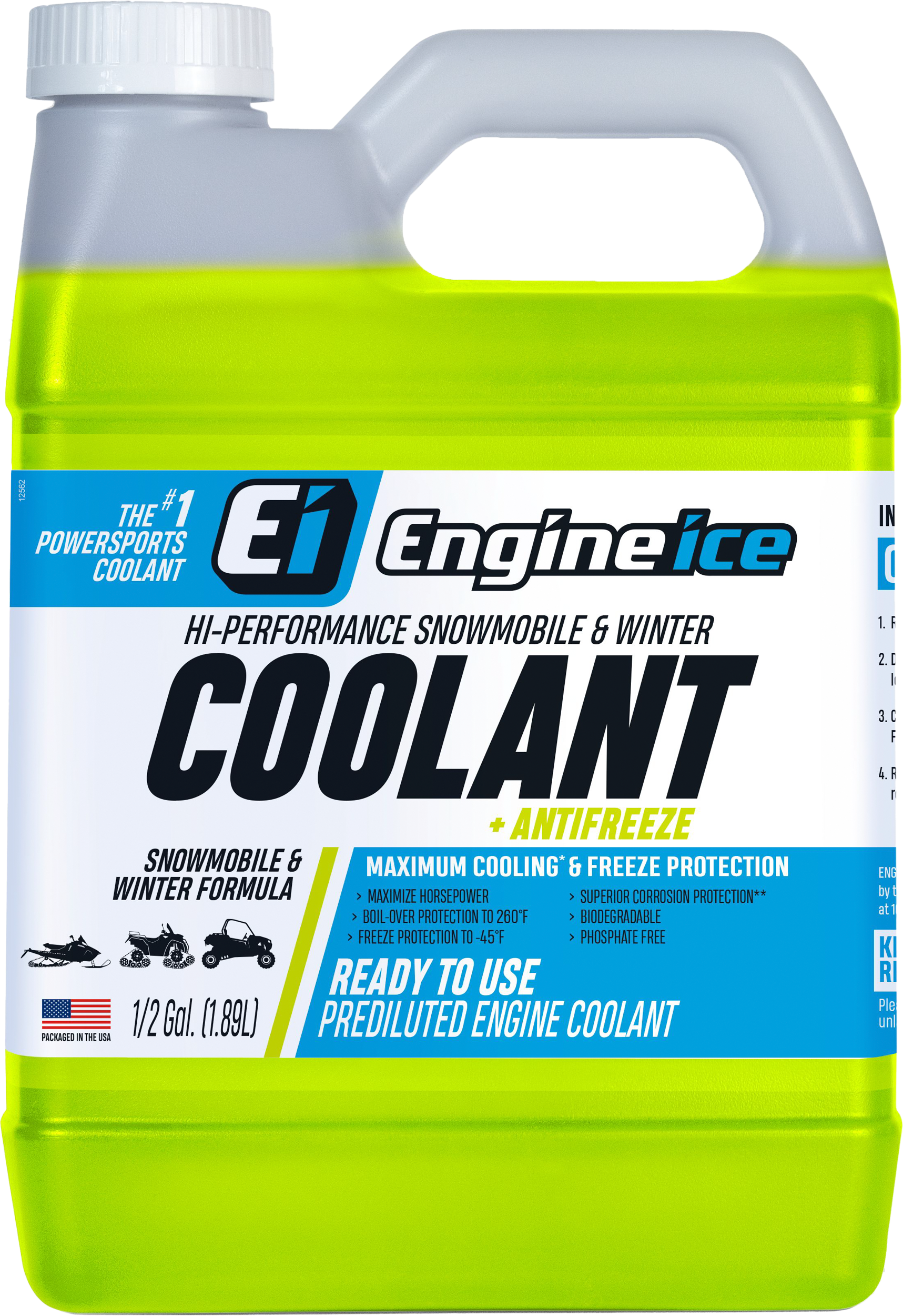 HI-PERF SNW/WNTR COOLANT 1/2 GAL (4/CASE SOLD EA)