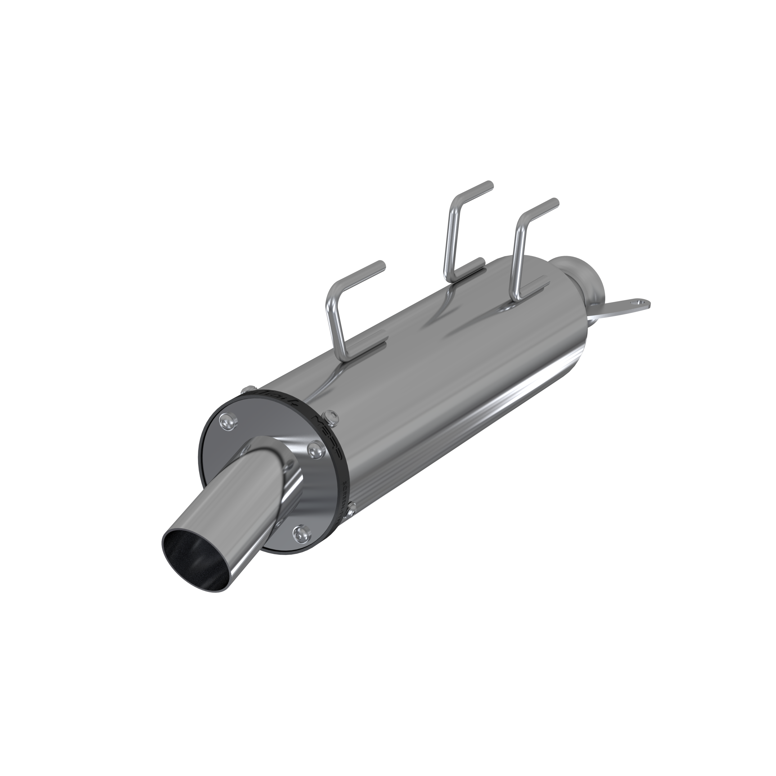SINGLE SLIP-ON SYSTEM W/ 4" PERFORMANCE MUFFLER CHROME