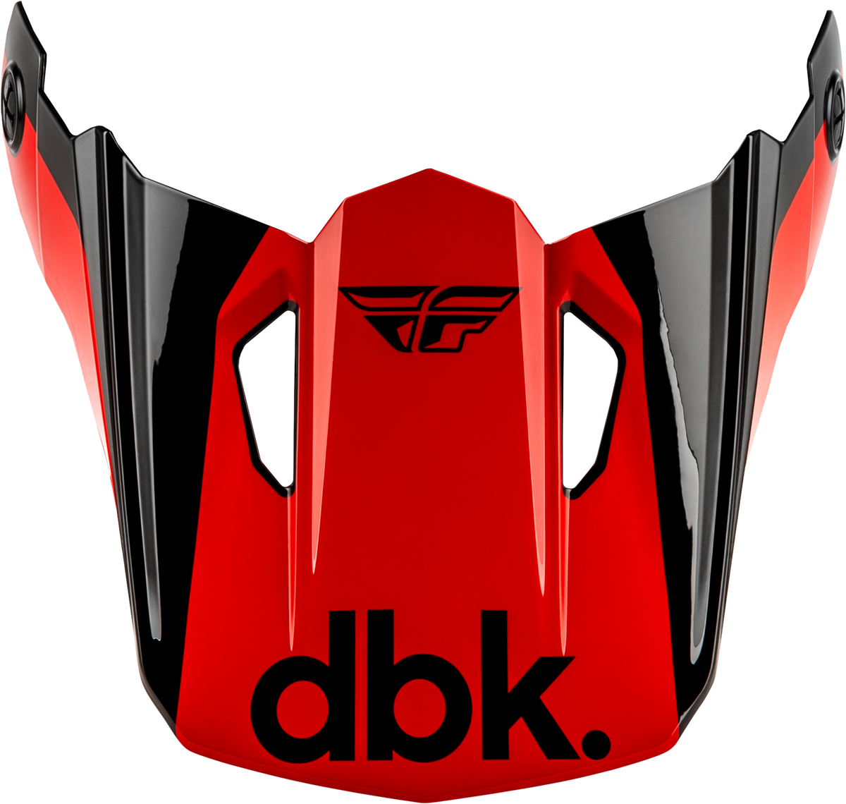 KINETIC DBK HELMET VISOR BLACK/RED/GREY MD/LG