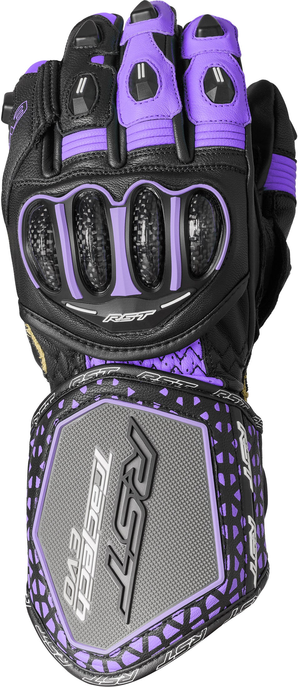 WOMENS TRACTECH EVO 4 CE GLOVE BLACK/FUSHIA/GREY LEATHER SM