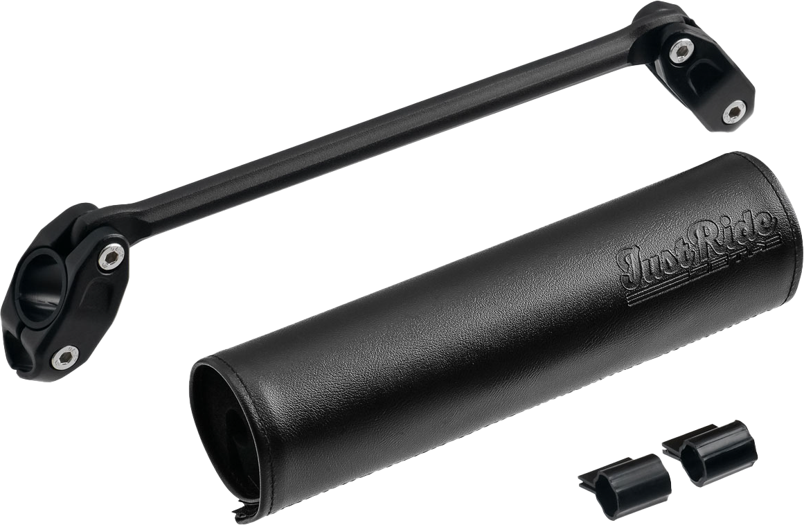 HANDLEBAR BAR PAD SET 200MM BLACK PAD W/220MM BRACE