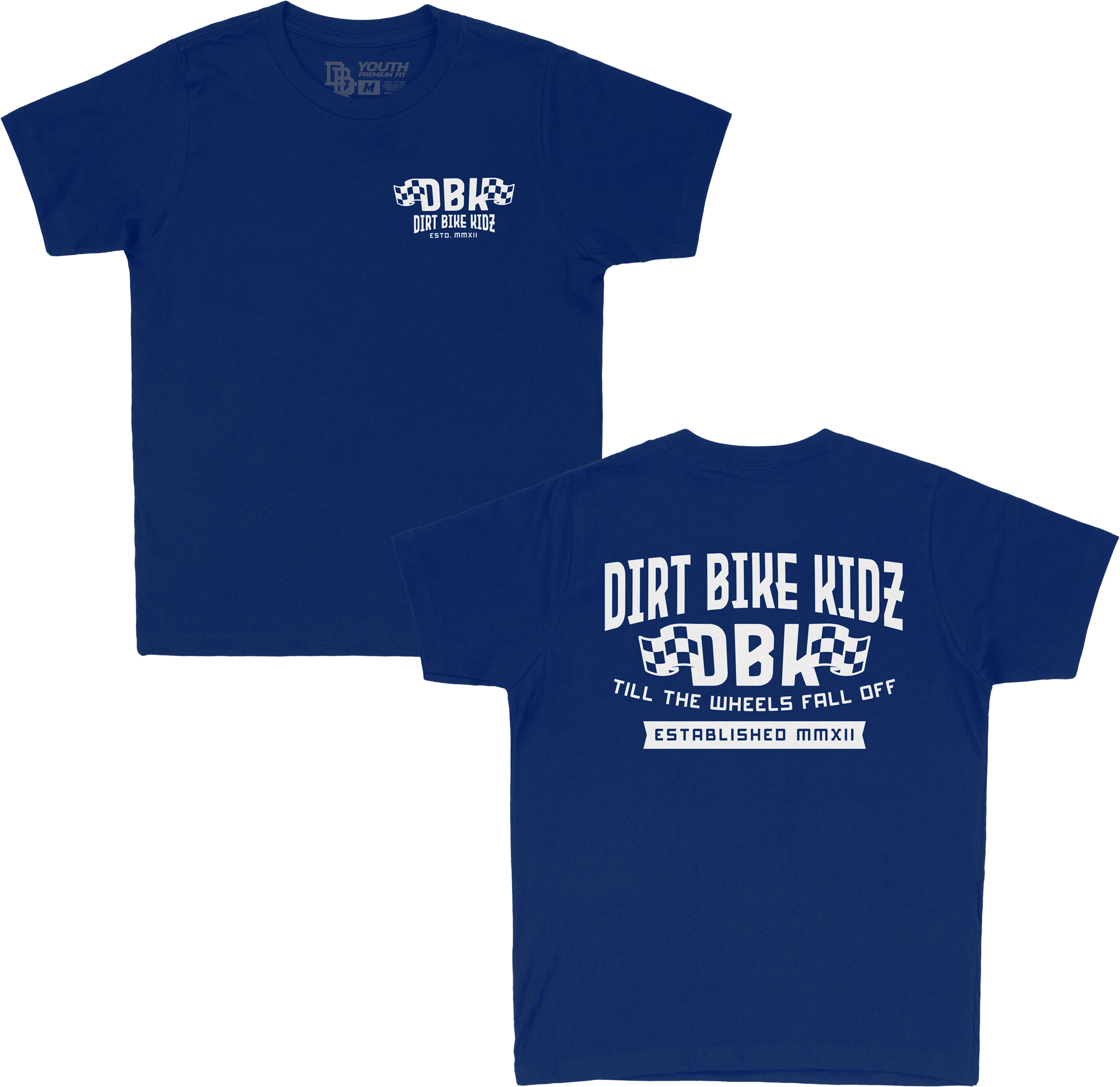 TILL THE END YOUTH TEE ROYAL BLUE YS