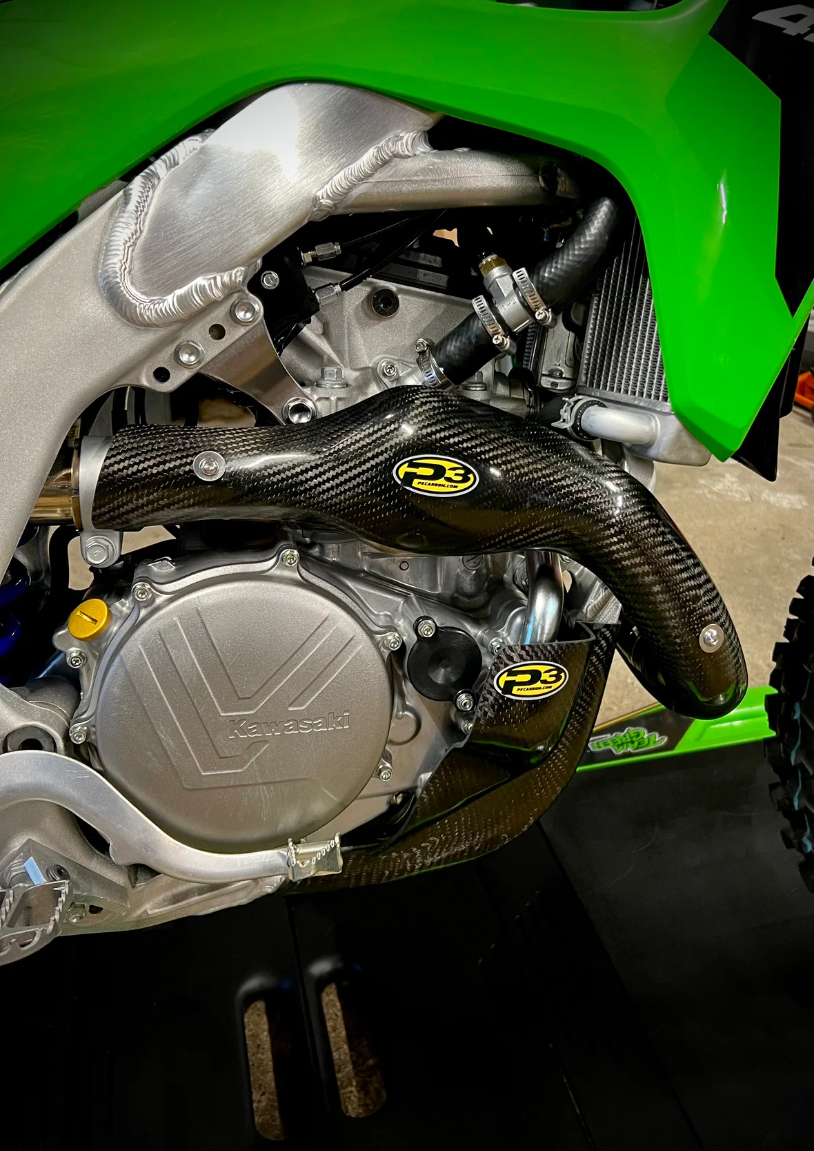 Carbon Fiber Header Heat Shield