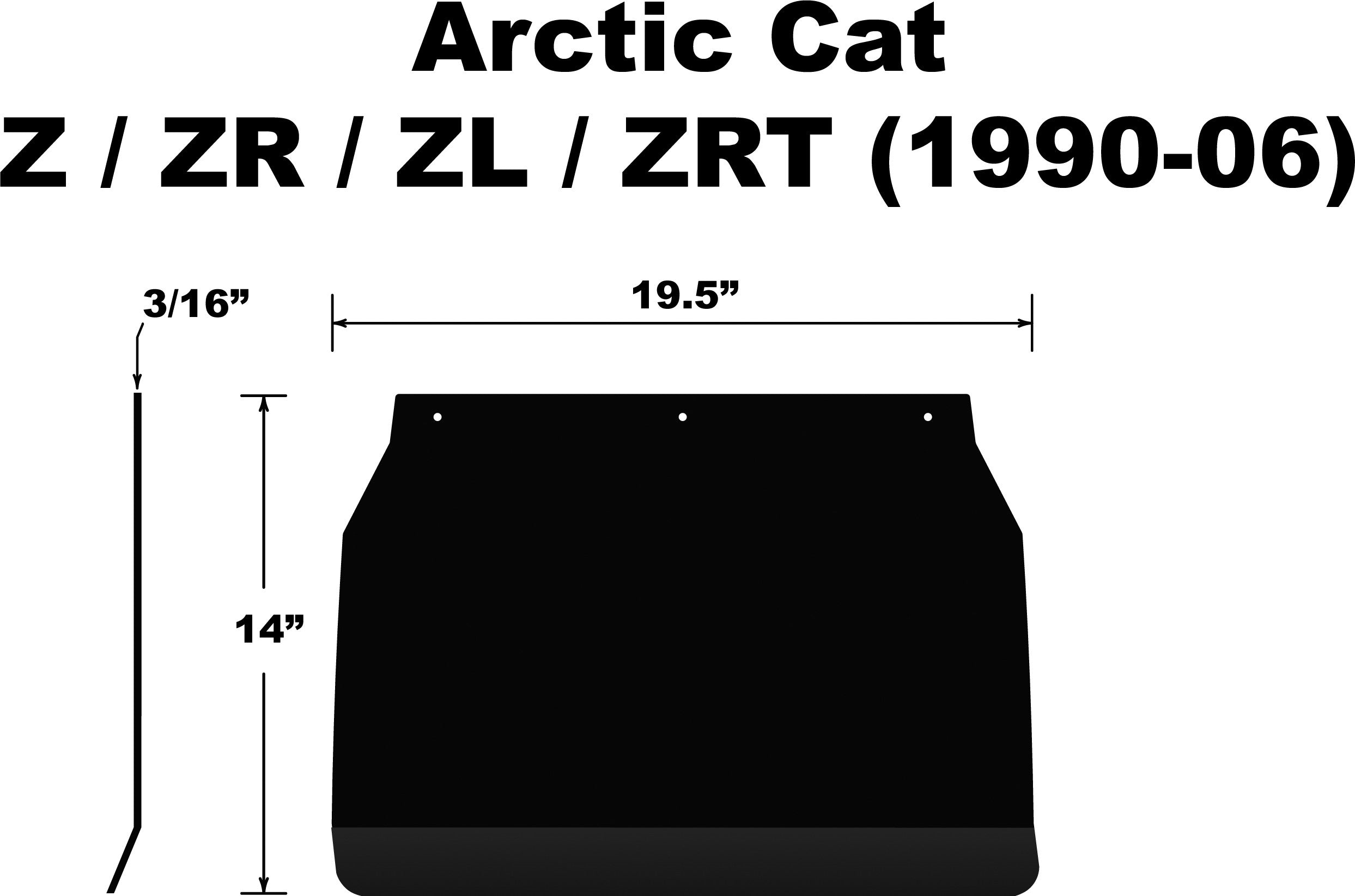 SNOWFLAP ARCTIC CAT ZR/ZL/ZRT