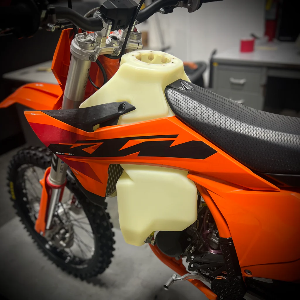 FUEL TANK 2.6 GAL NATURAL KTM/GAS