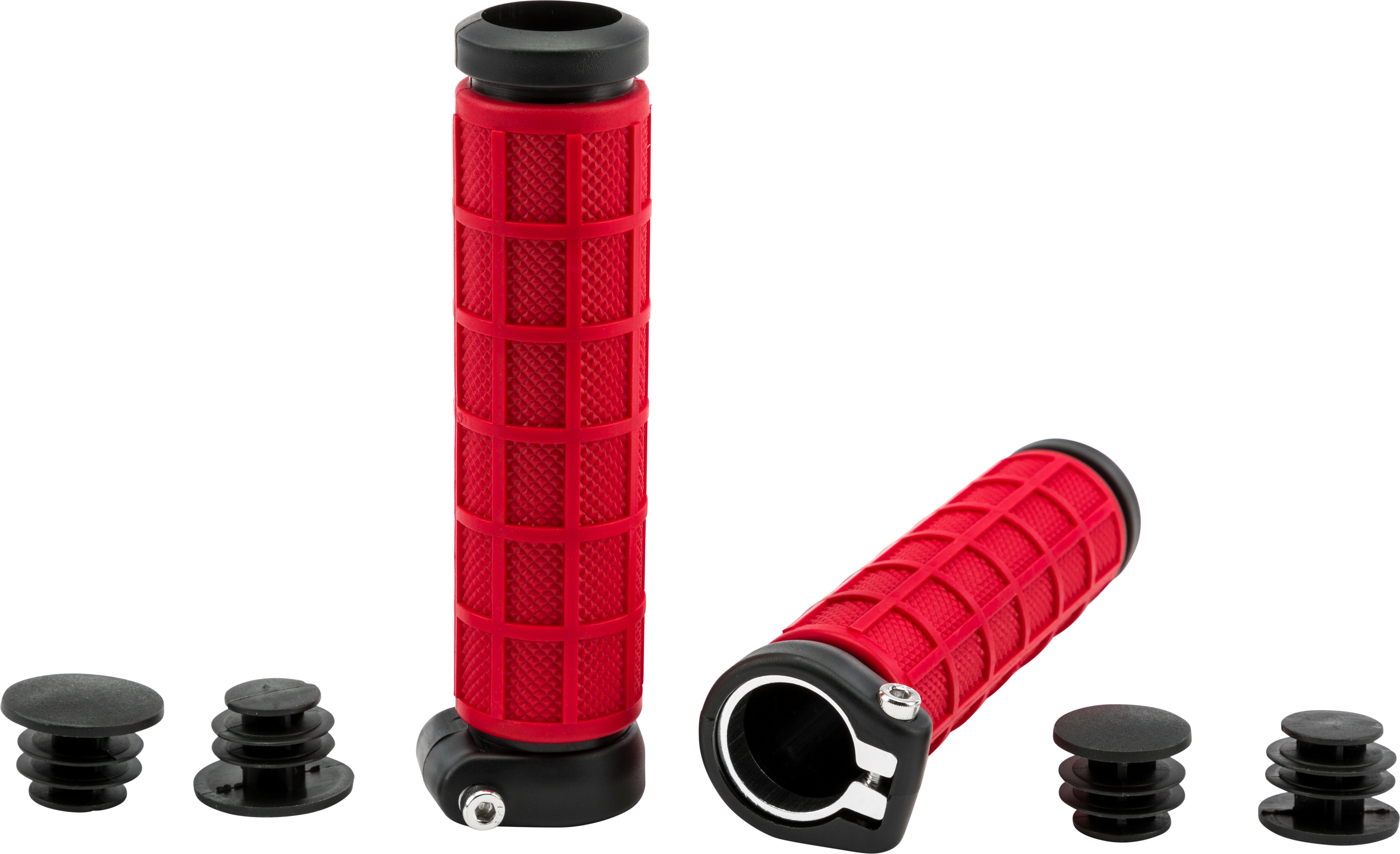 GRIP-LOCK GRIPS RED/BLACK