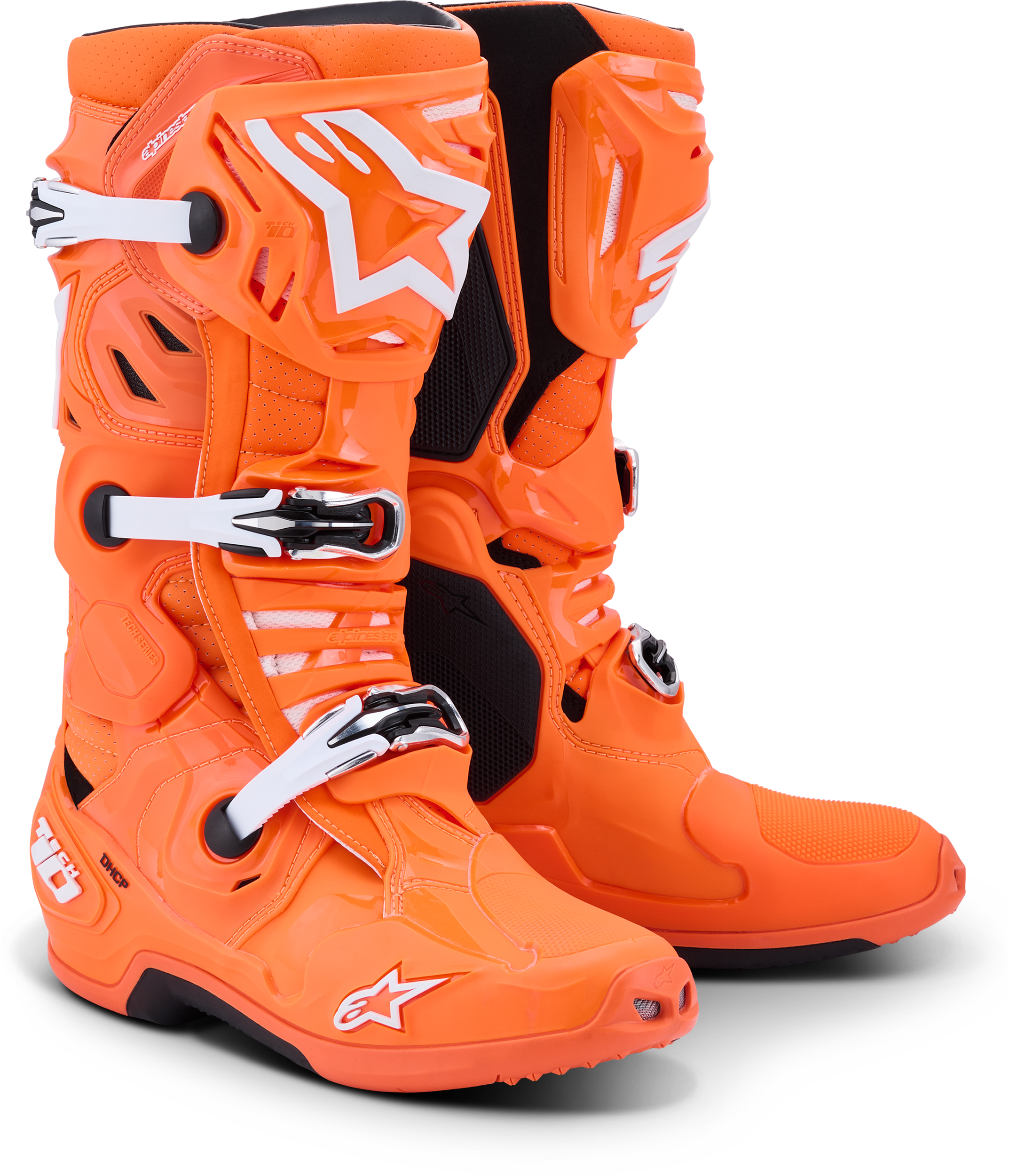 TECH 10 SUPERVENTED ORANGE FLUO/BLACK/WHITE 13