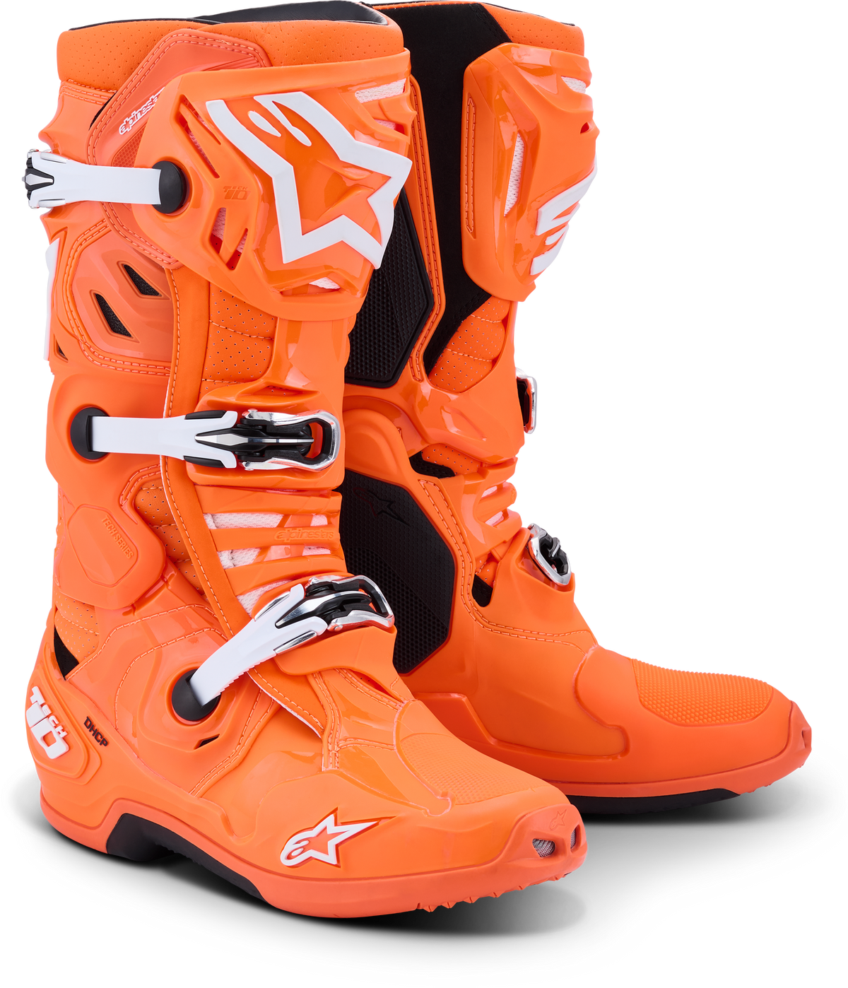 TECH 10 SUPERVENTED ORANGE FLUO/BLACK/WHITE 10