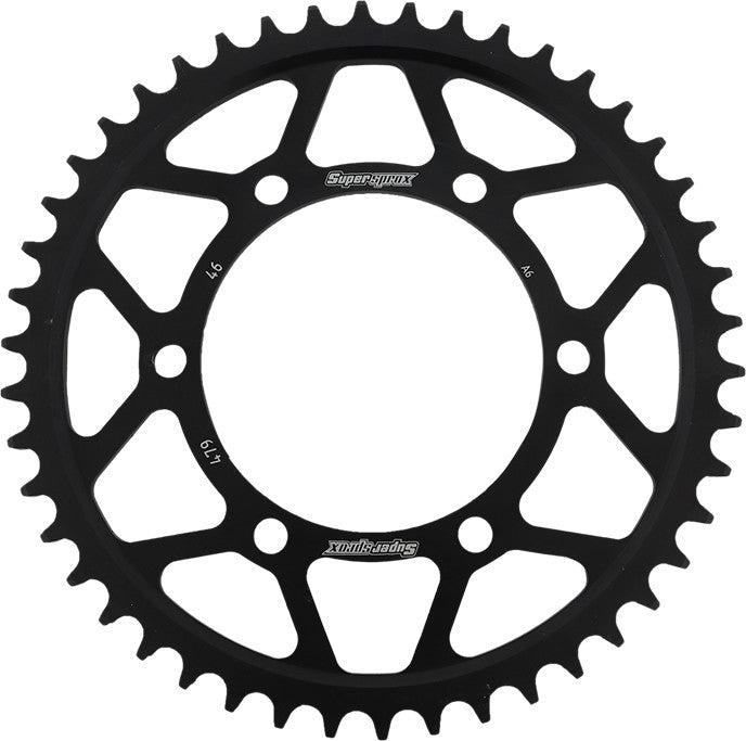 REAR SPROCKET STEEL 46T-530 BLK YAM