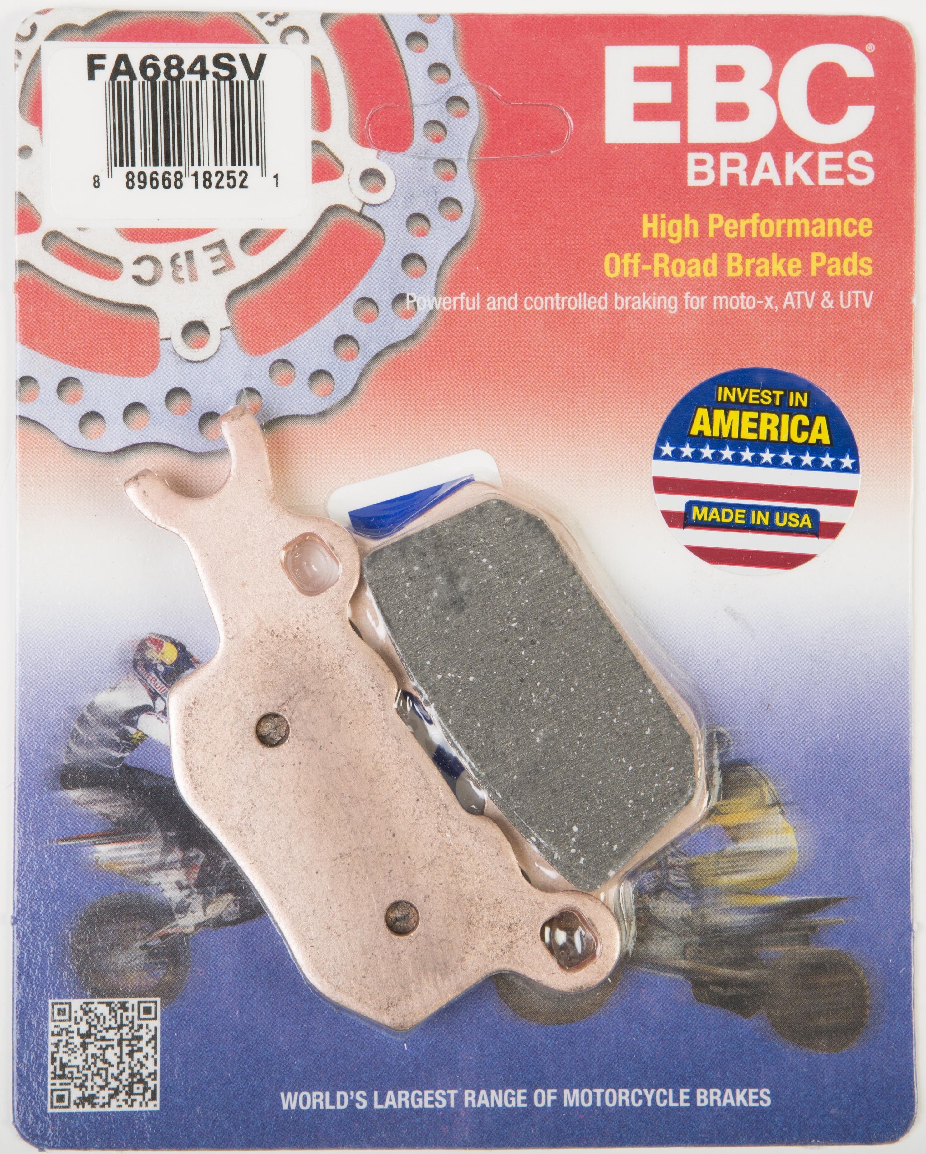 BRAKE PADS FA684SV SEVERE DUTY SV SERIES