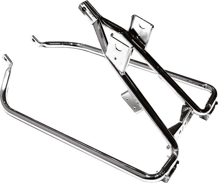 SADDLEBAG SUPPORT KIT CHROME FLT 09-13