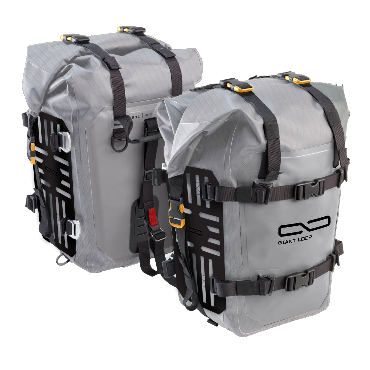 MOTOTREKK PANNIERS GREY PAIR