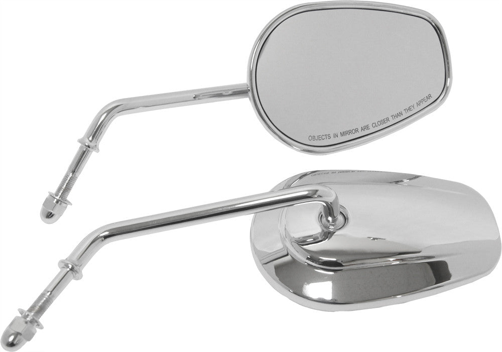 MIRROR OE STYLE TAPERED LONG STEM CHROME