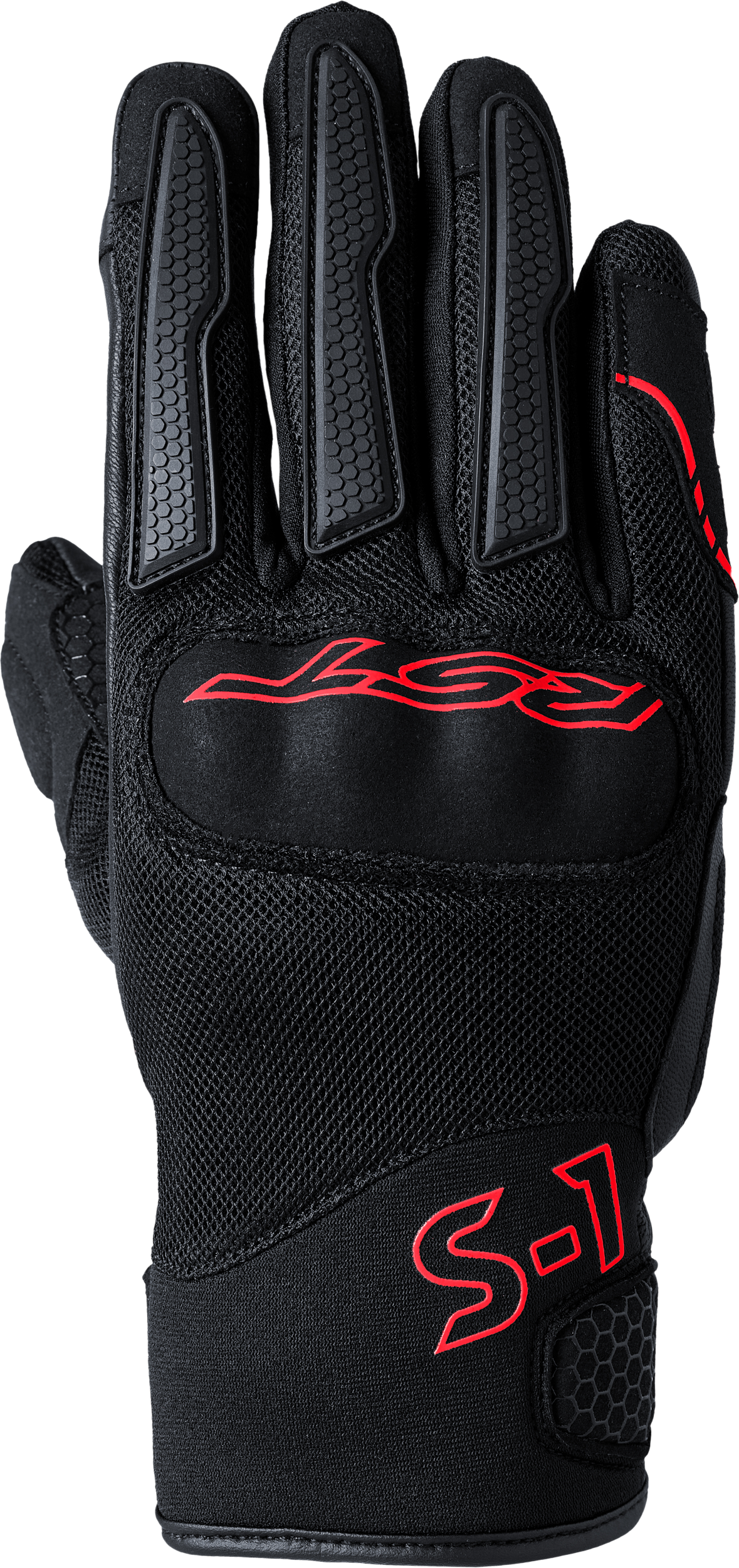 S1 MESH CE GLOVE BLACK/RED SM