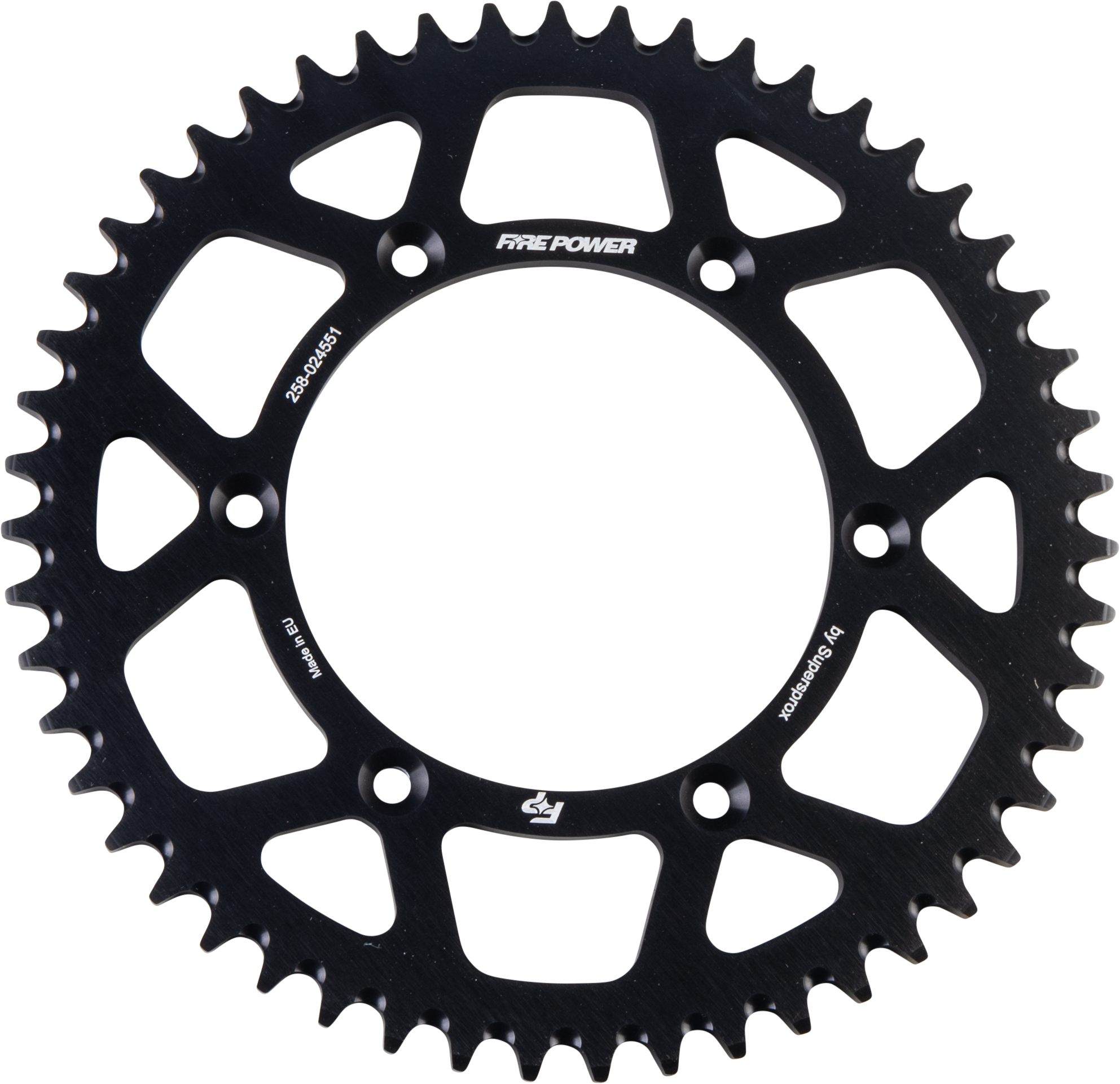 REAR SPROCKET ALUMINUM 51T BLK