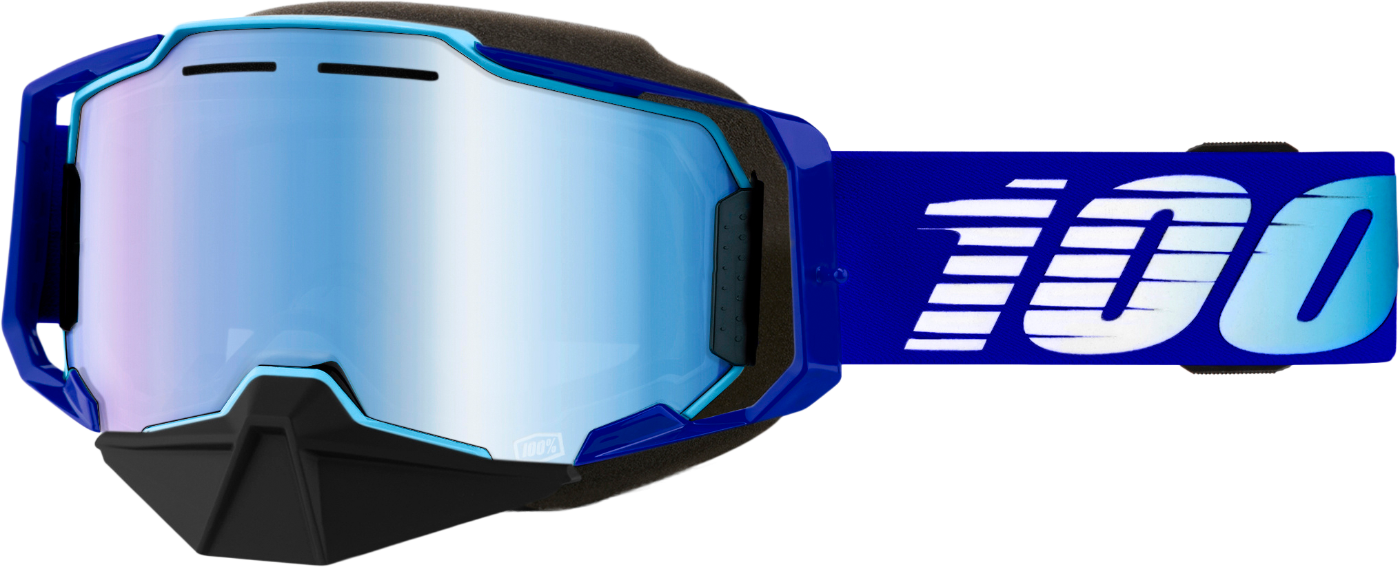 ARMEGA SNOWMOBILE GOGGLE BLUE W/ YELLOW LENS