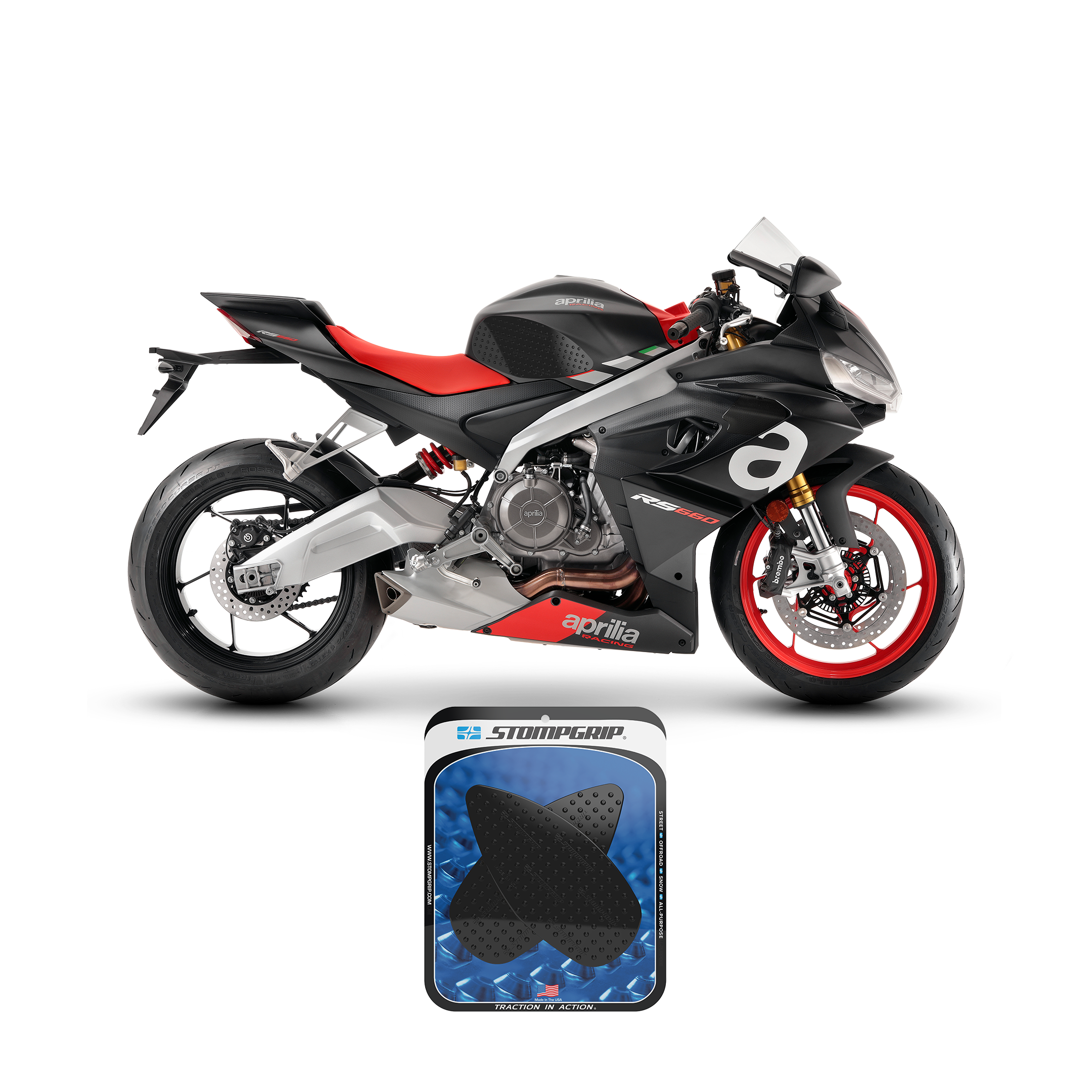 TANK PAD KIT VOLCANO BLACK APR