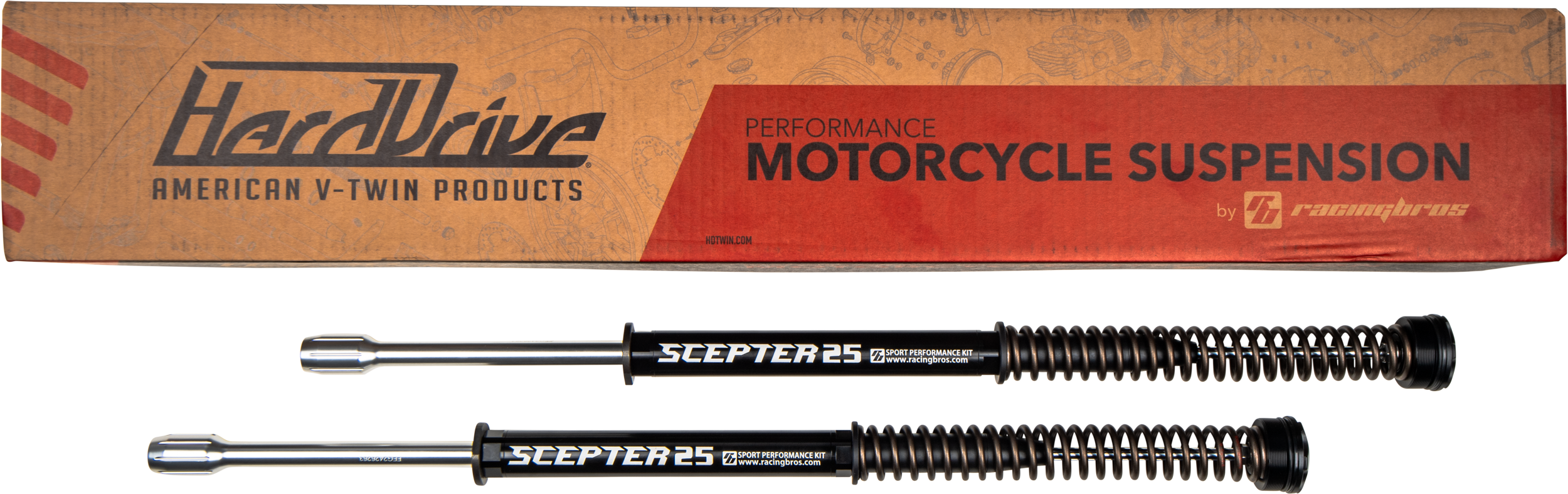 SCEPTER FORK KIT 49MM STD WEIGHT, FLH/FLT 14-24