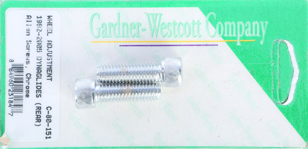 REAR WHEEL ADJUSTMENT BOLTS 92-06 DYNA MODELS REAR