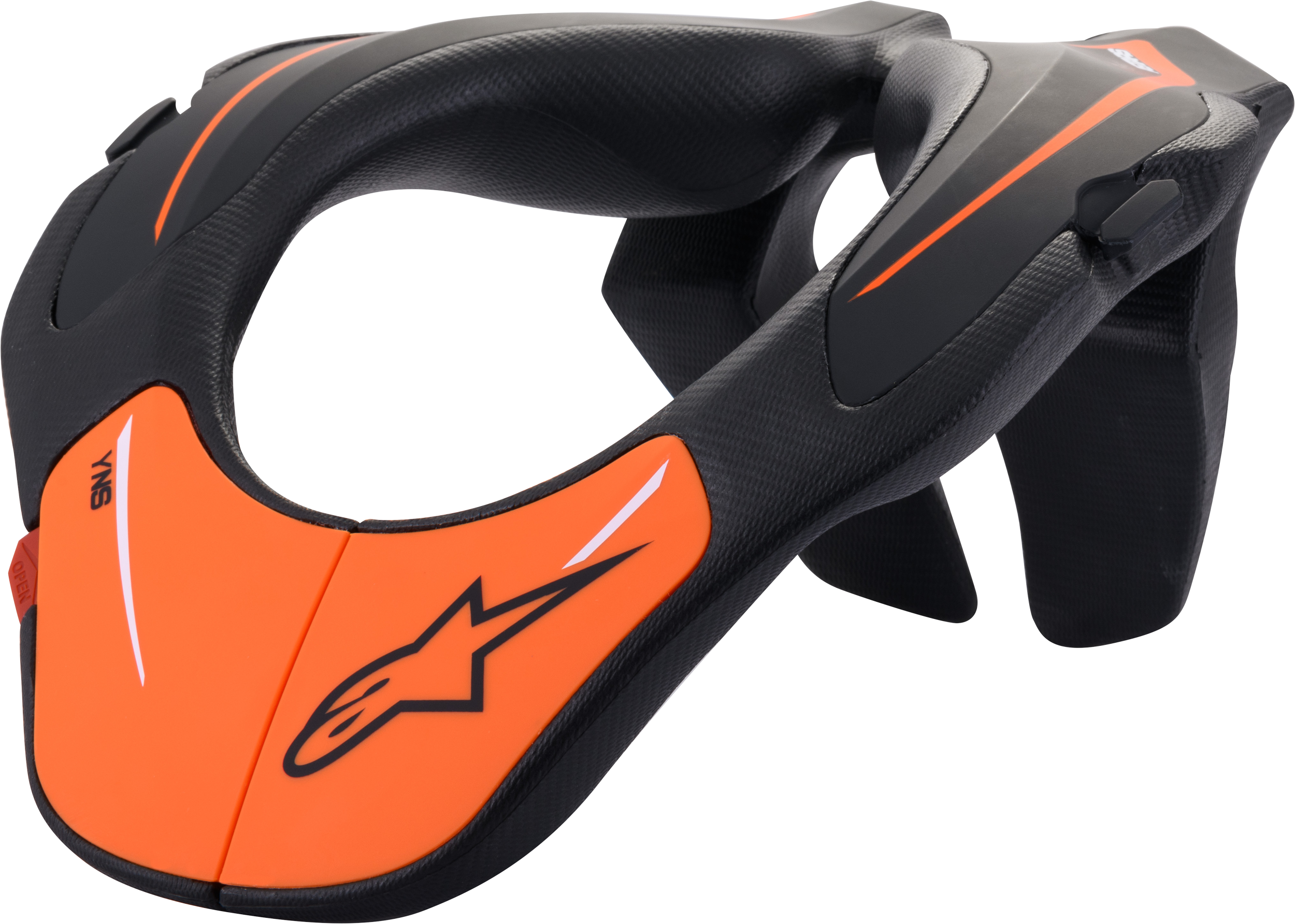 YOUTH NECK SUPPORT BLACK/ORANGE