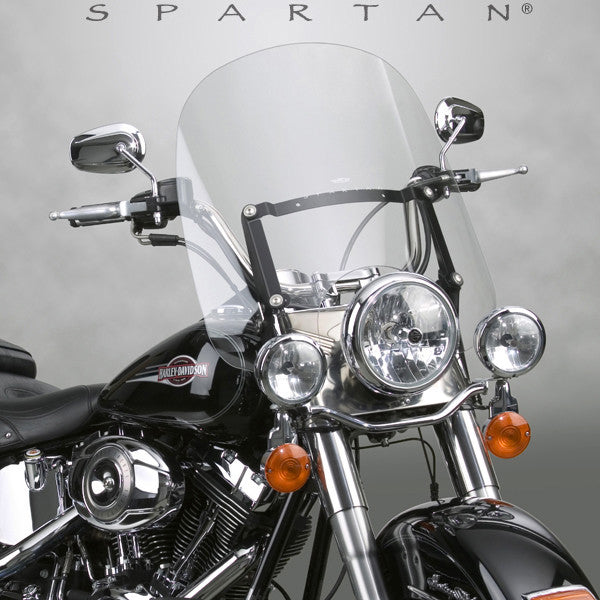 SPARTAN WINDSHIELD 18.5" CLEAR QUICK RELEASE