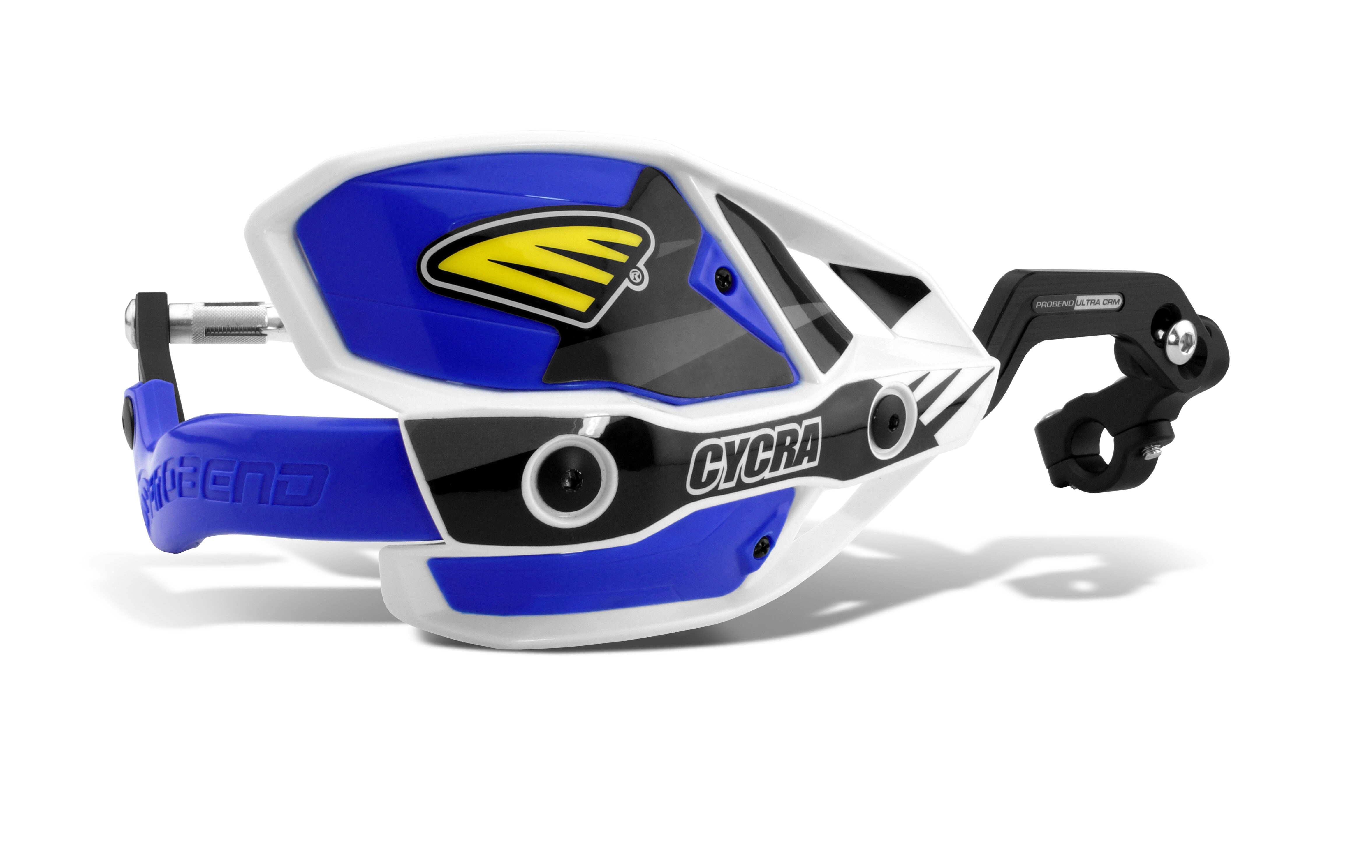 CRM WRAP AROUND HANDGUARDS 7/8" CLAMP - WHITE/BLUE