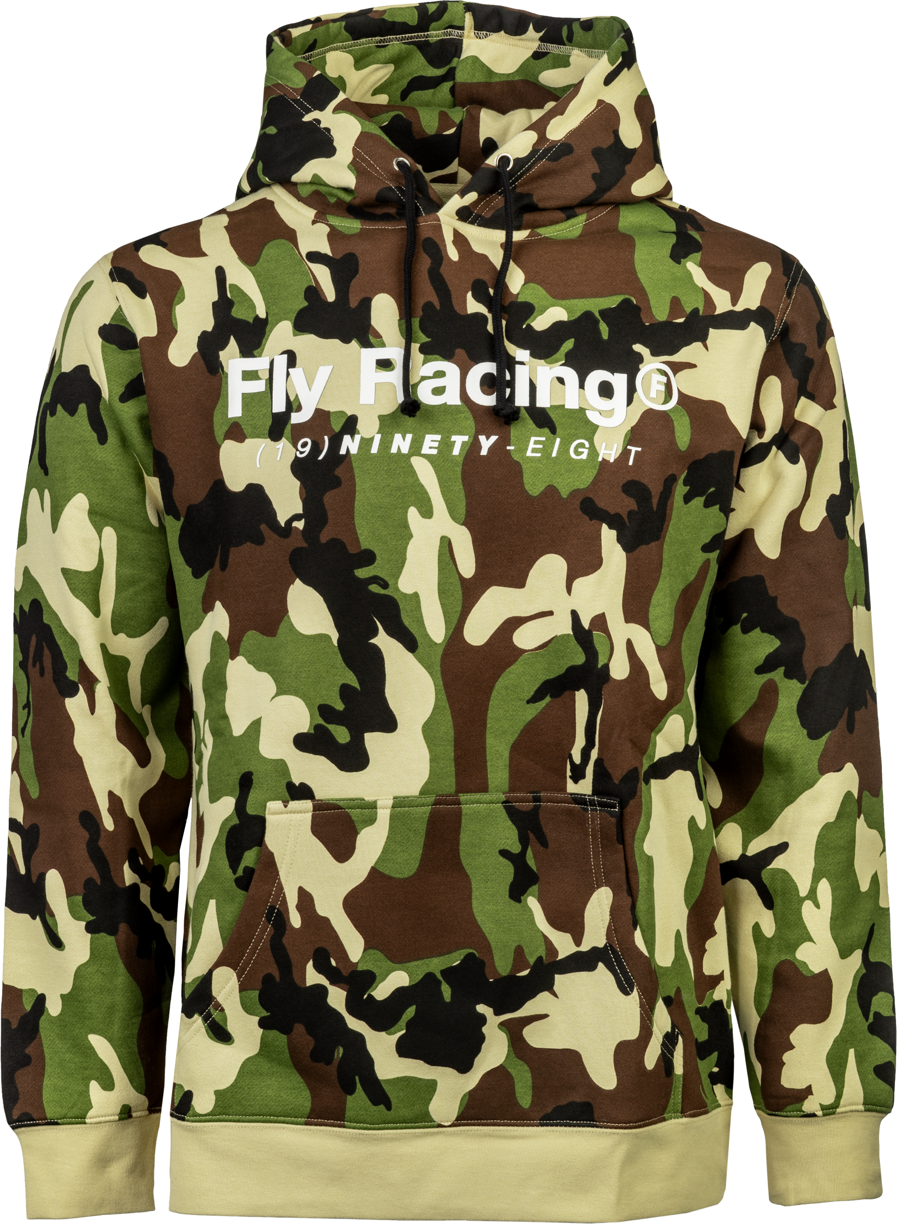 FLY TRADEMARK HOODIE ARMY CAMO XL