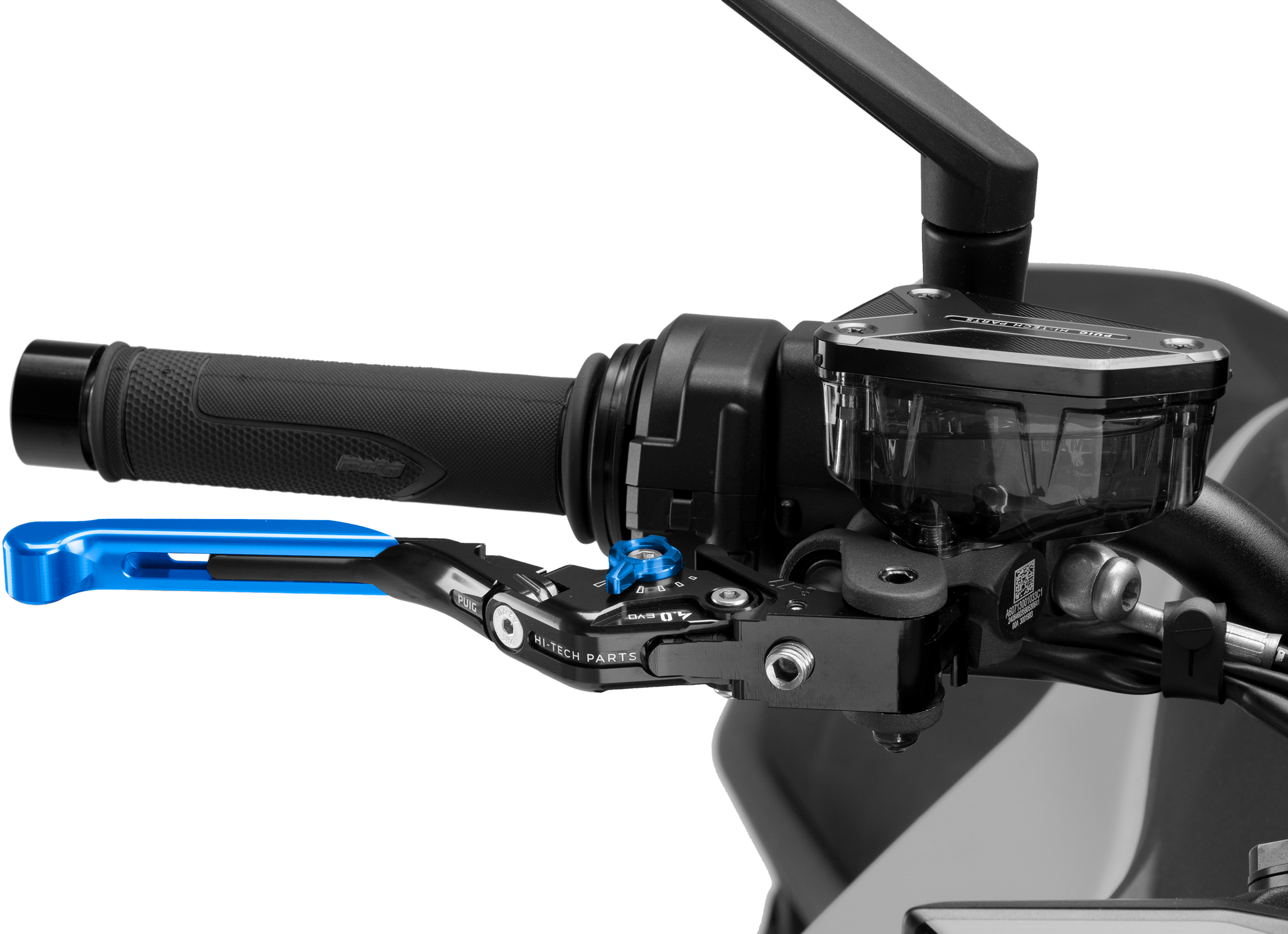 BRAKE LEVER 4.0 FOLD/EXTEND BLUE