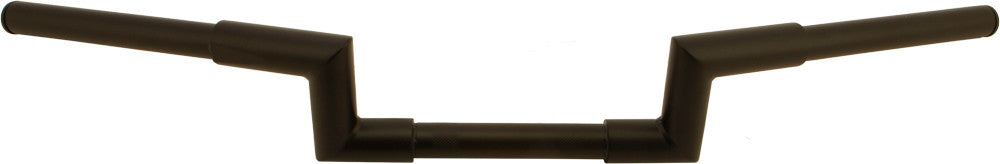 H-BAR Z-BAR 1 1/4" CABLE 4" RISE SATIN BLK