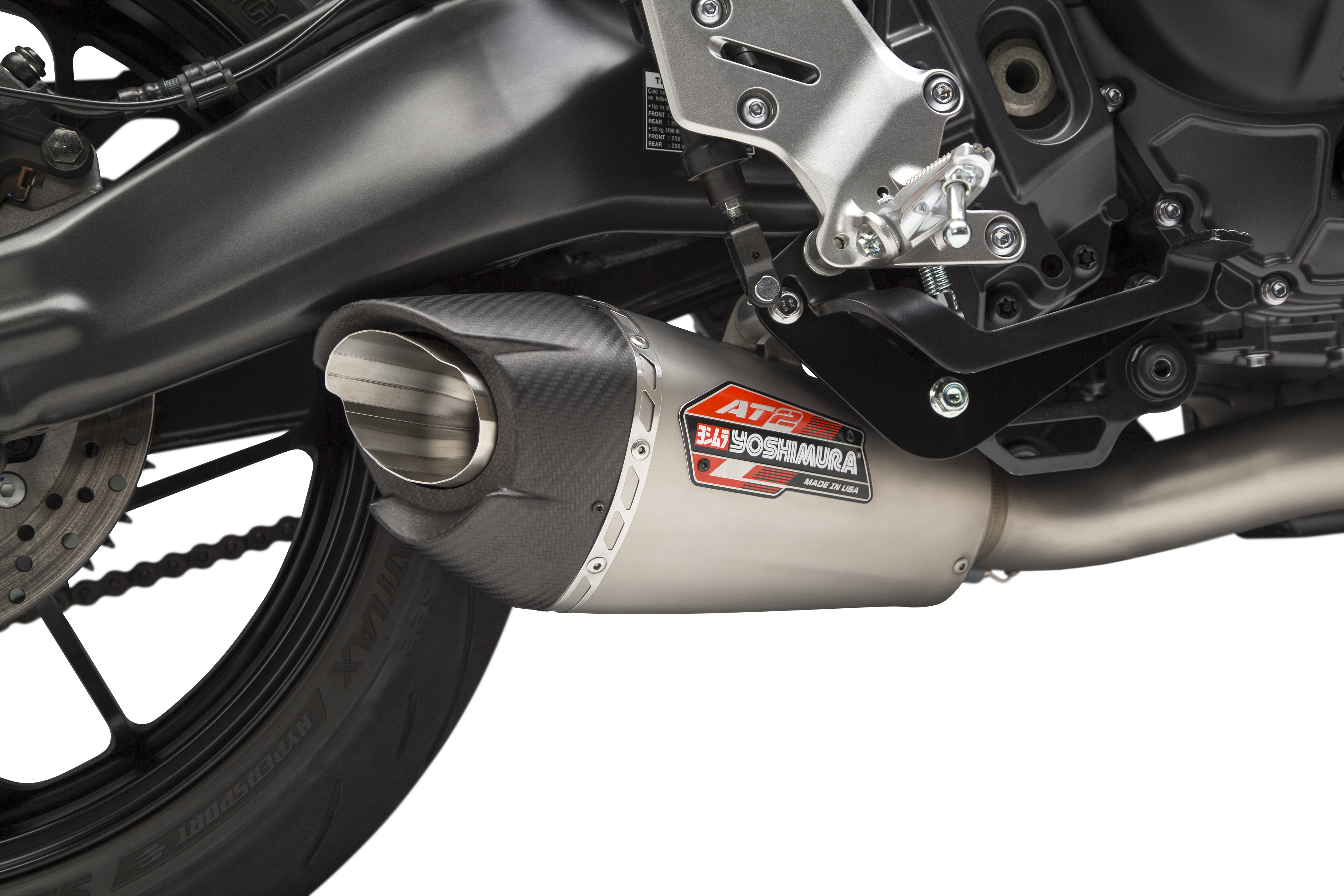EXHAUST RACE AT2 FULL SYSTEM SS/SS/CF YAM