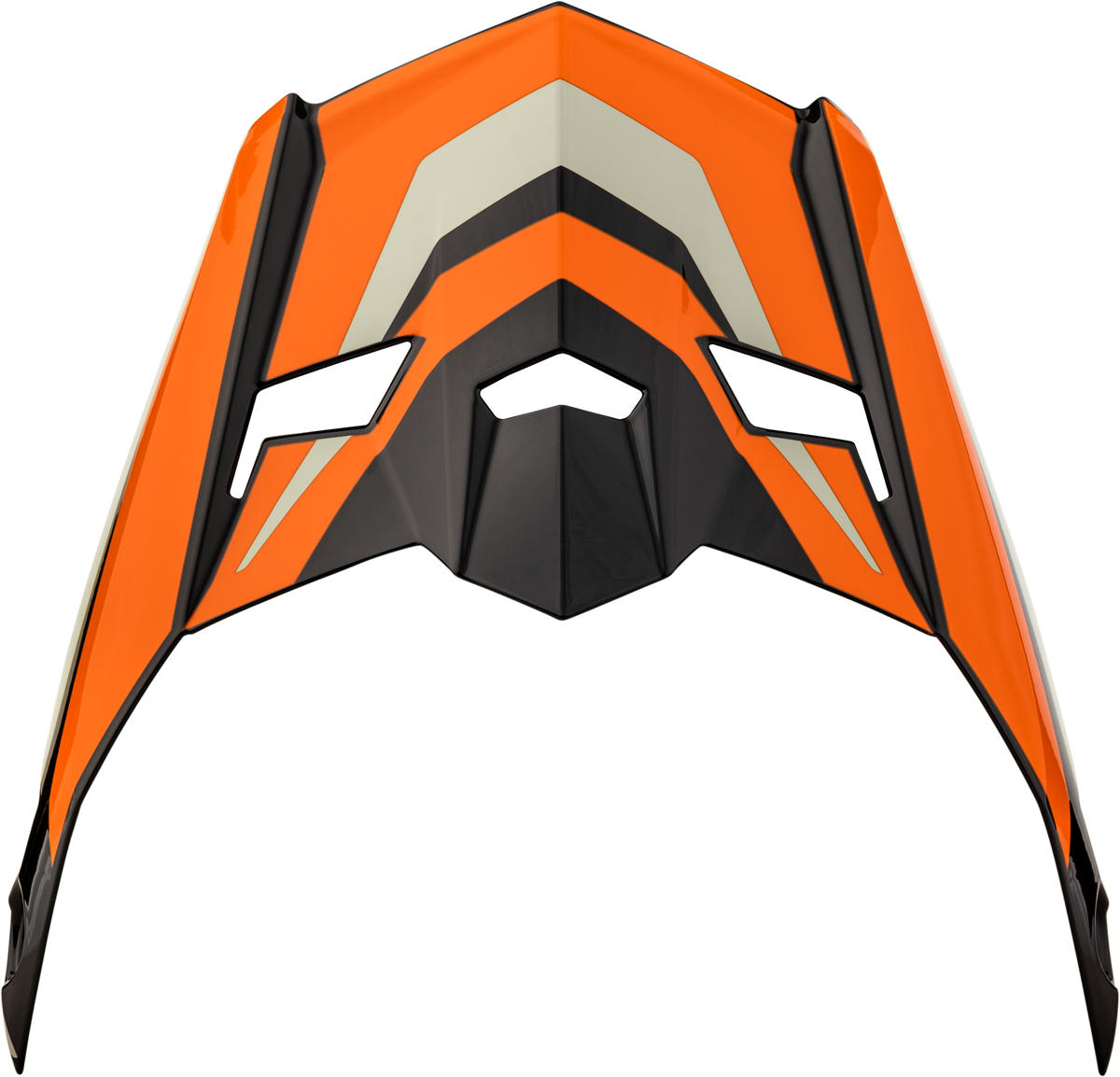 MX-46 CYCLUS VISOR BLACK/ORANGE SM