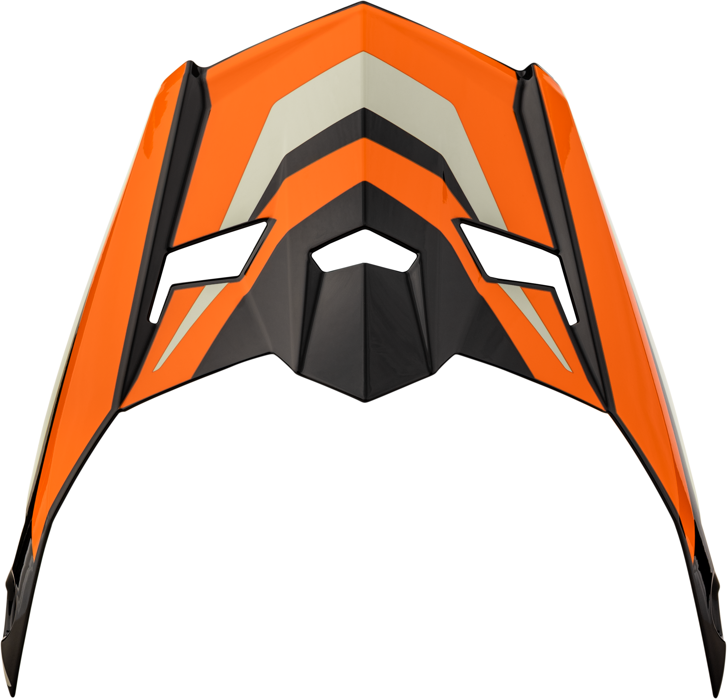 MX-46 CYCLUS VISOR BLACK/ORANGE MD-2X
