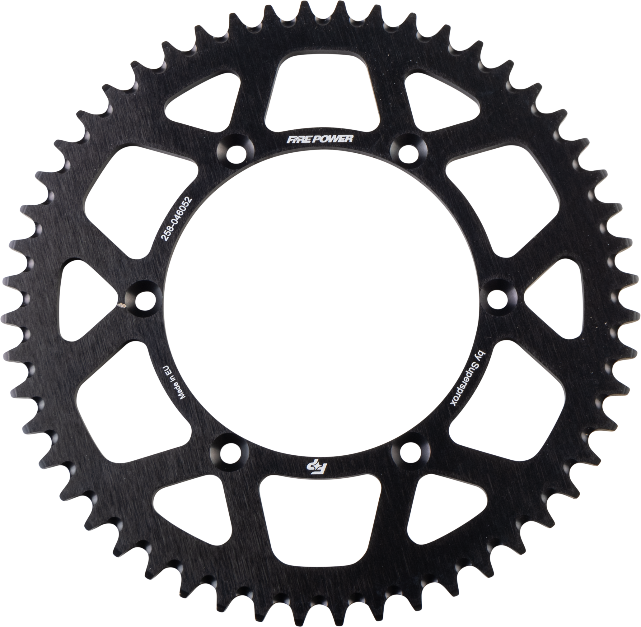 REAR SPROCKET ALUMINUM 52T BLK