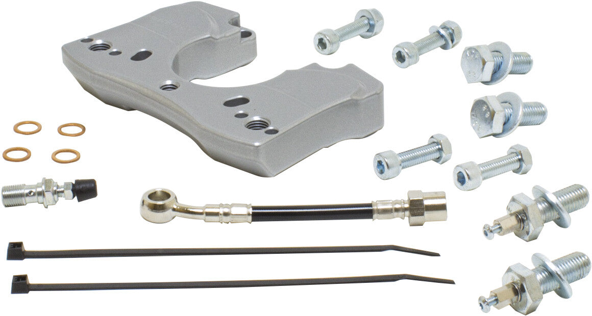 HANDLEBAR BRIDGE RISER SILVER YAM