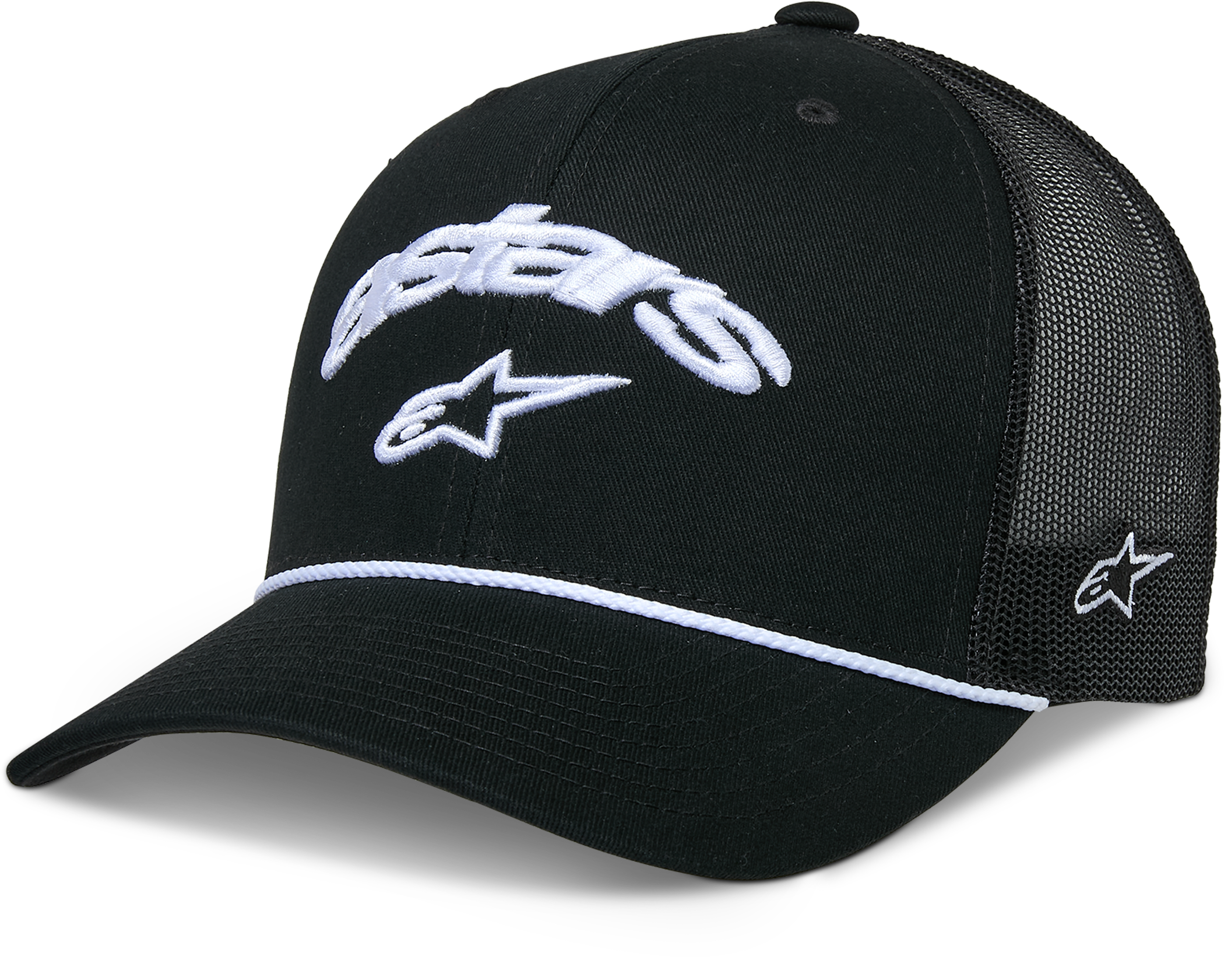 AGREE TRUCKER HAT BLACK/BLACK
